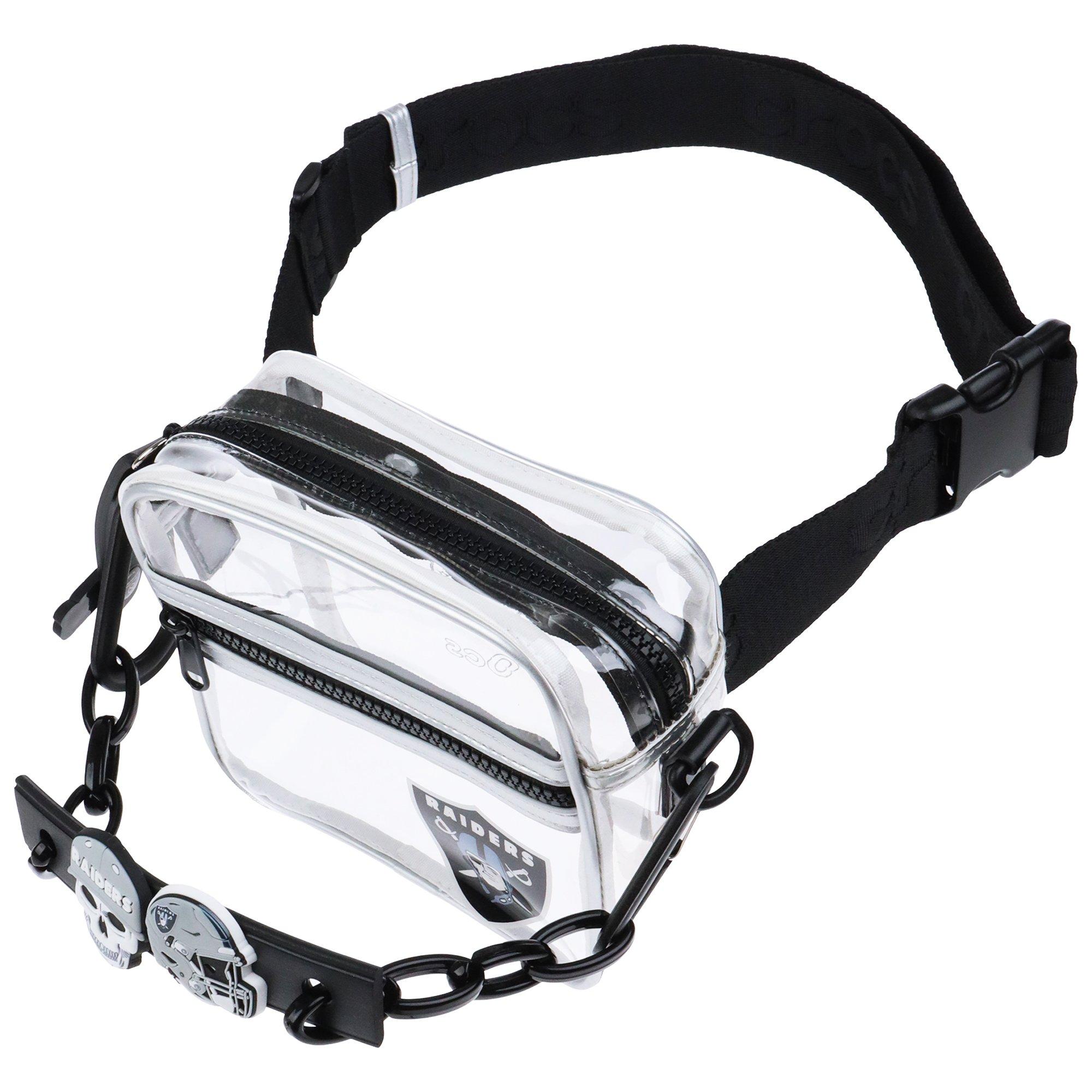 Crocs x NFL Las Vegas Raiders Stadium Bag - BLACK/SILVER