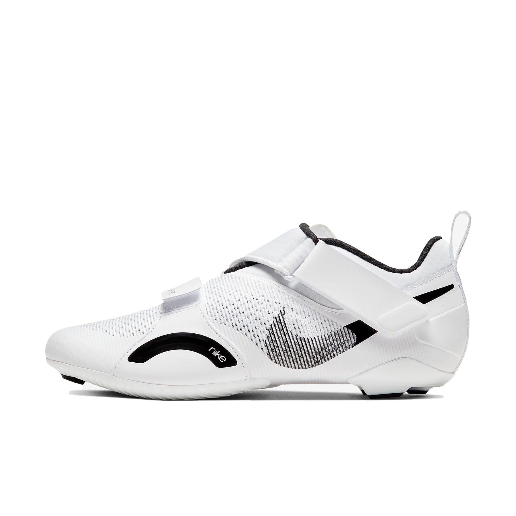 Nike SuperRep Cycle "White/Black" Men's Indoor Cycling Shoe - WHITE Thumbnail View 2