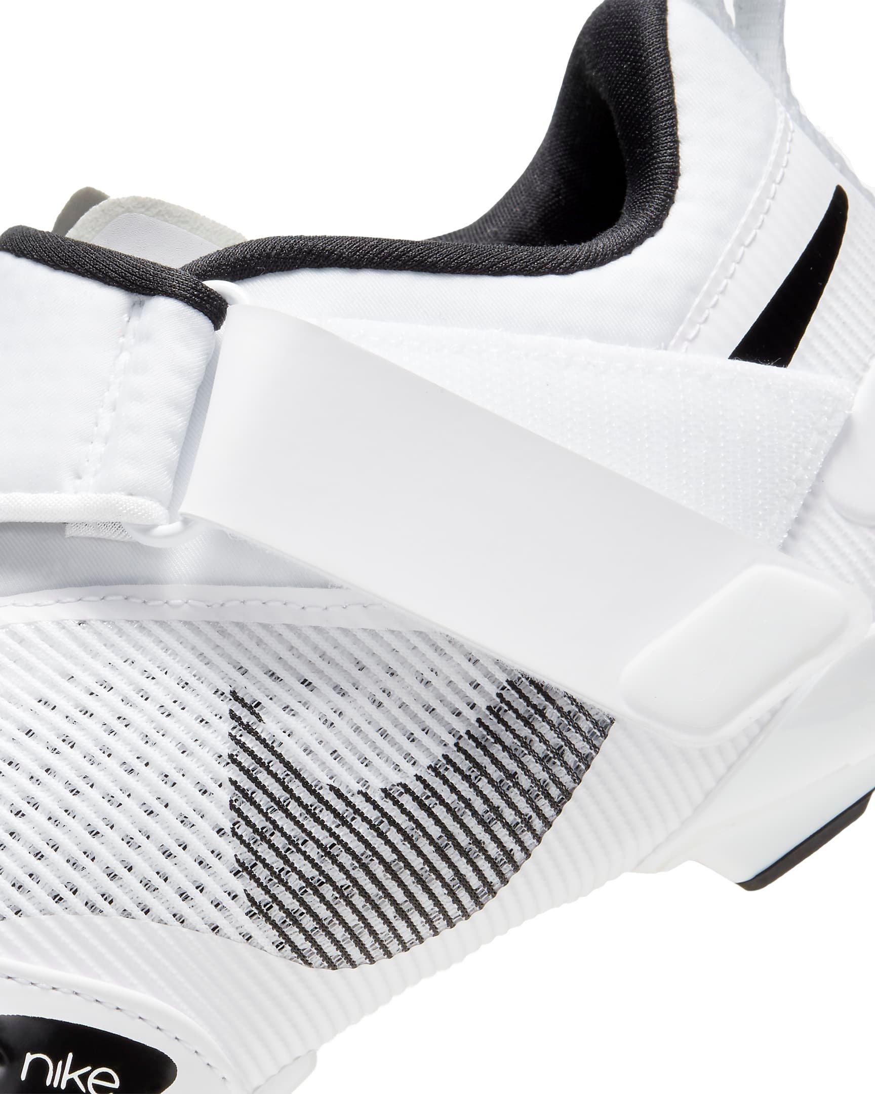 Nike SuperRep Cycle "White/Black" Men's Indoor Cycling Shoe - WHITE Thumbnail View 8