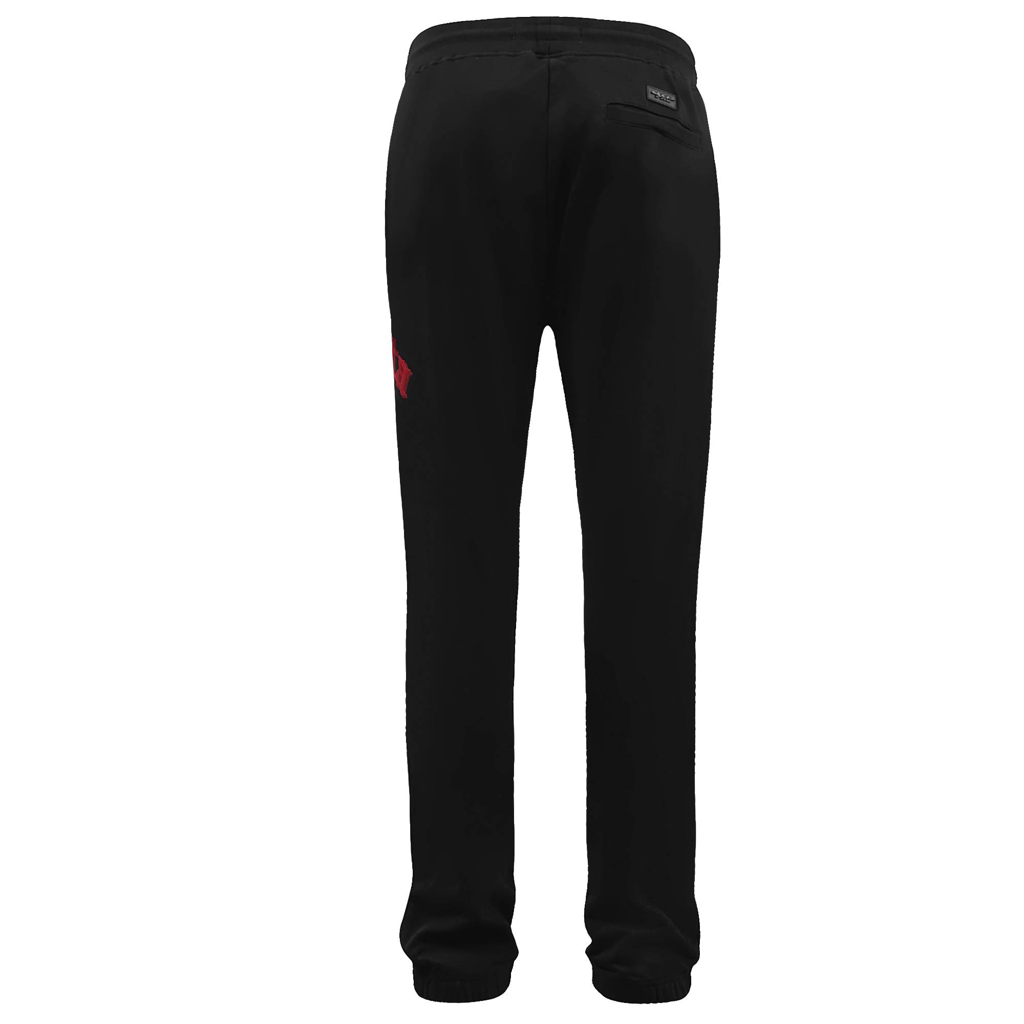 Pro Standard Men's NBA Atlanta Hawks Old English Sweatpants -Black - BLACK Thumbnail View 2