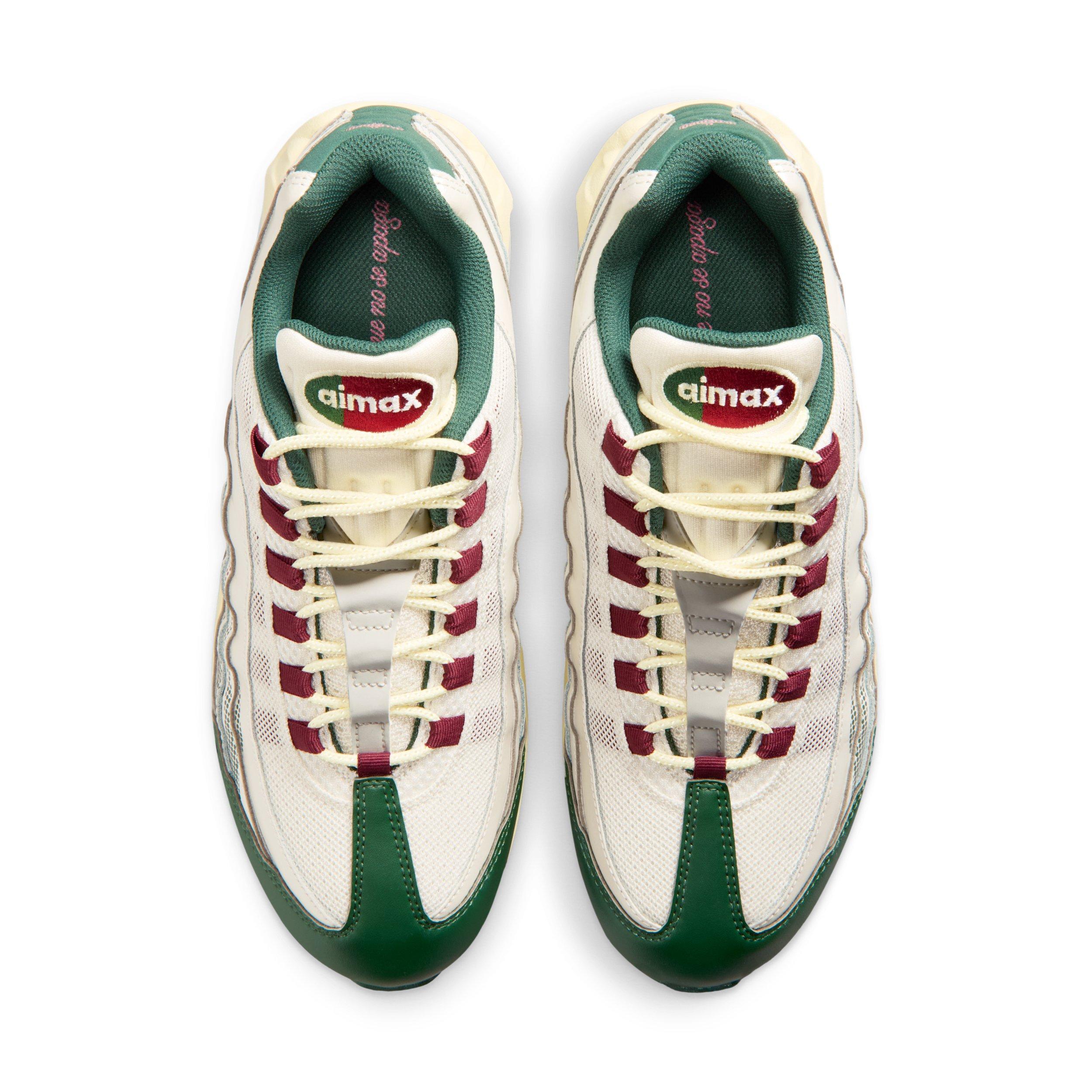 Nike Air Max 95 Big Bubble "Phantom/Fir/Alabaster/Team Red" Men's Shoe - PHANTOM/ALABASTER/RED Thumbnail View 4