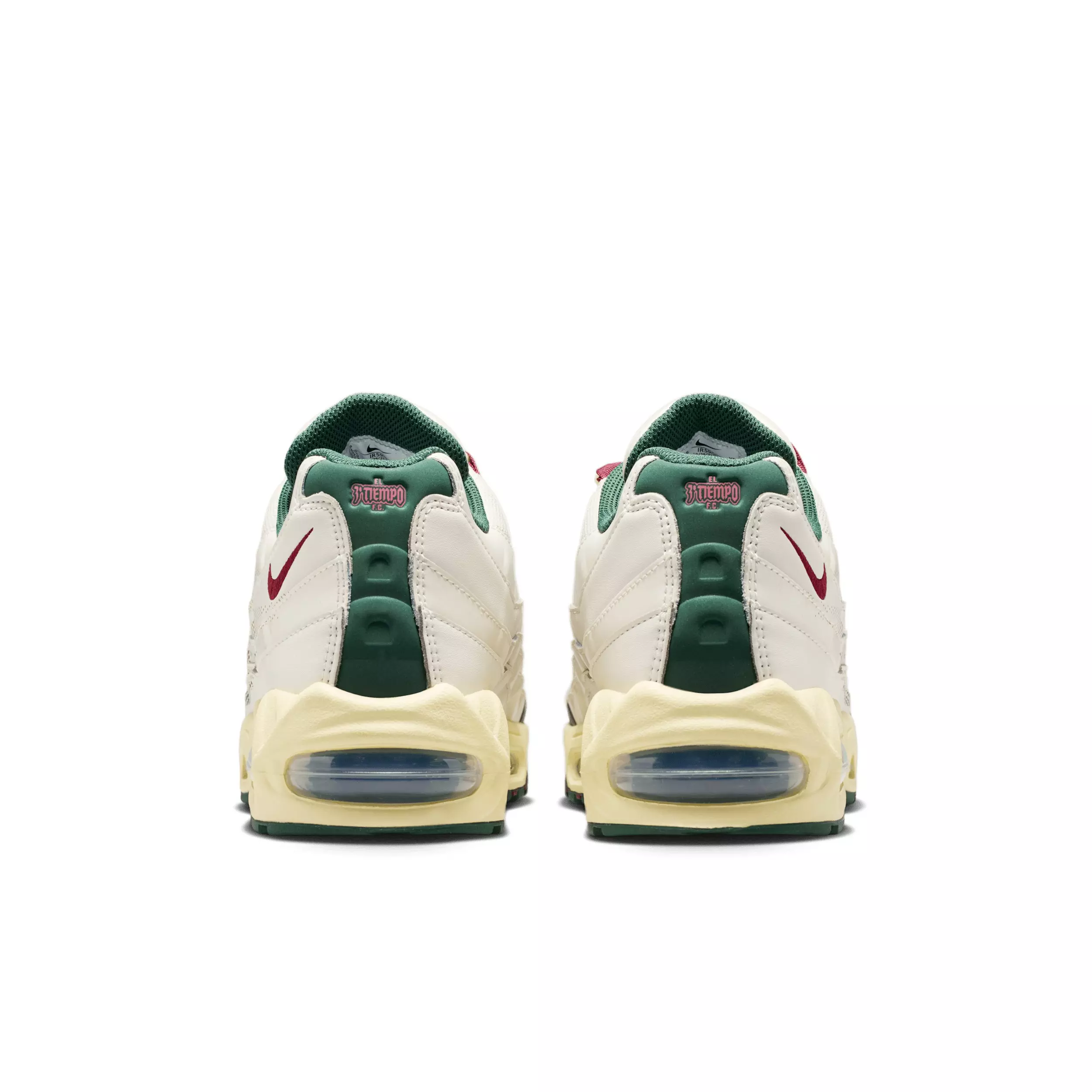 Nike Air Max 95 Big Bubble "Phantom/Fir/Alabaster/Team Red" Men's Shoe - PHANTOM/ALABASTER/RED