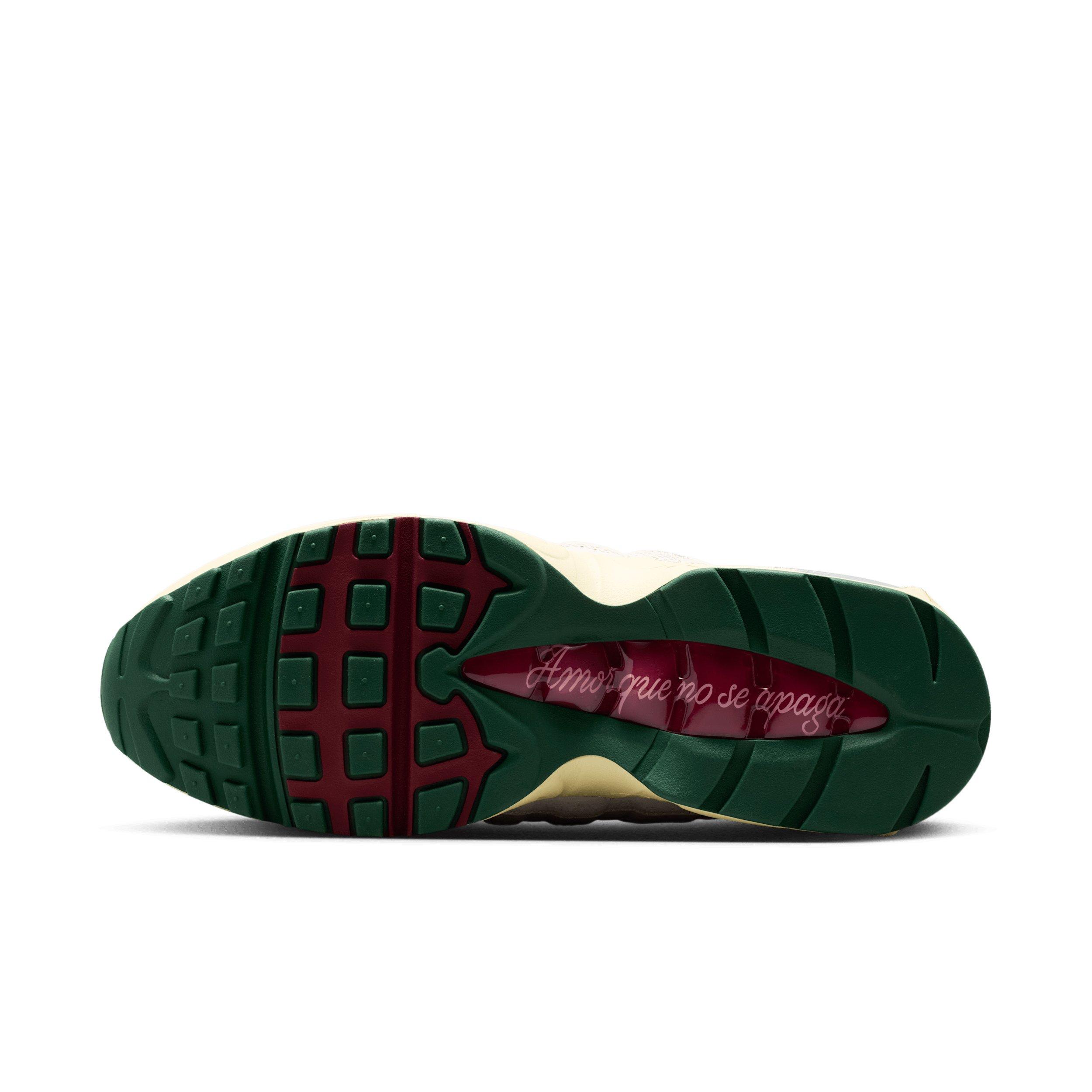 Nike Air Max 95 Big Bubble "Phantom/Fir/Alabaster/Team Red" Men's Shoe - PHANTOM/ALABASTER/RED Thumbnail View 6