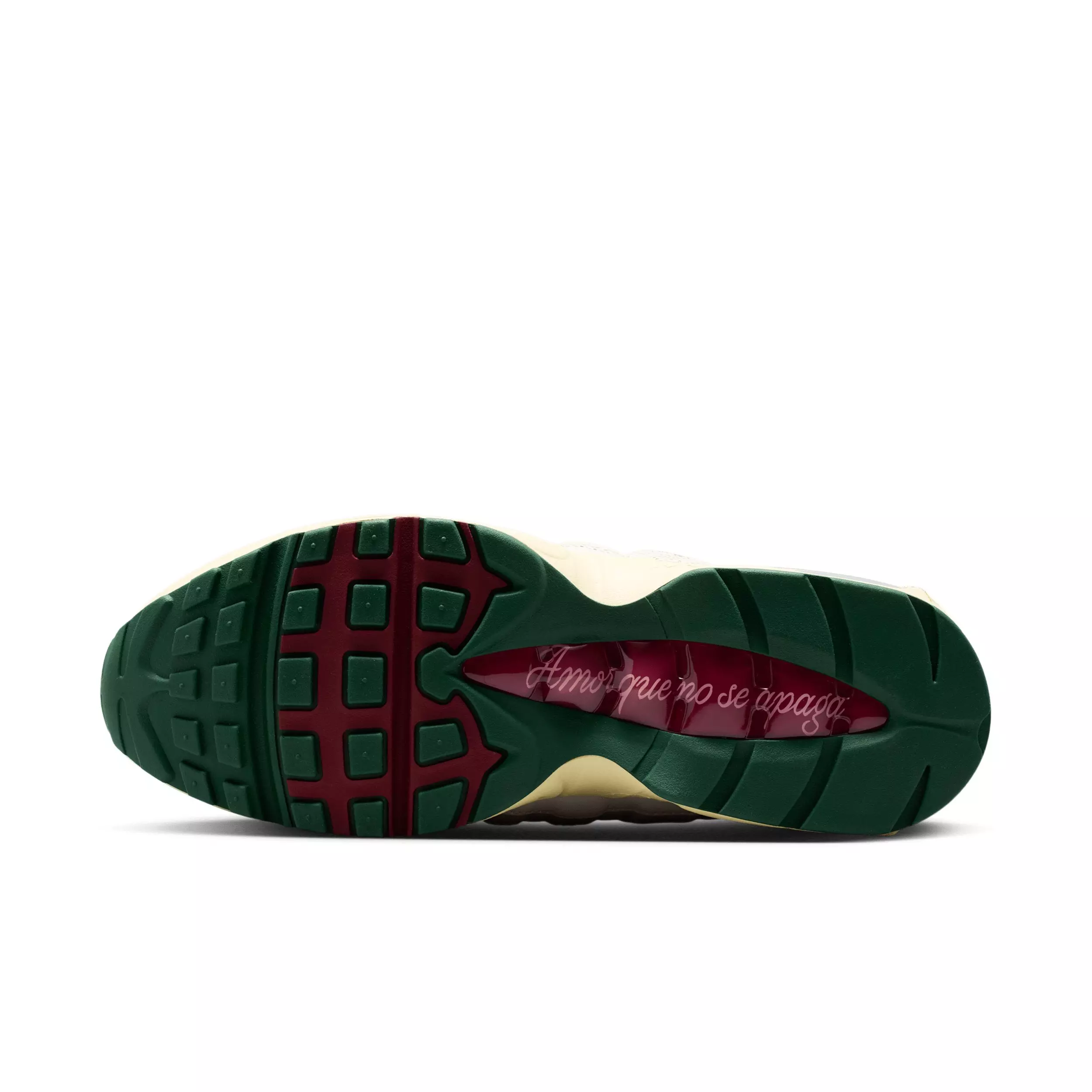 Nike Air Max 95 Big Bubble "Phantom/Fir/Alabaster/Team Red" Men's Shoe - PHANTOM/ALABASTER/RED