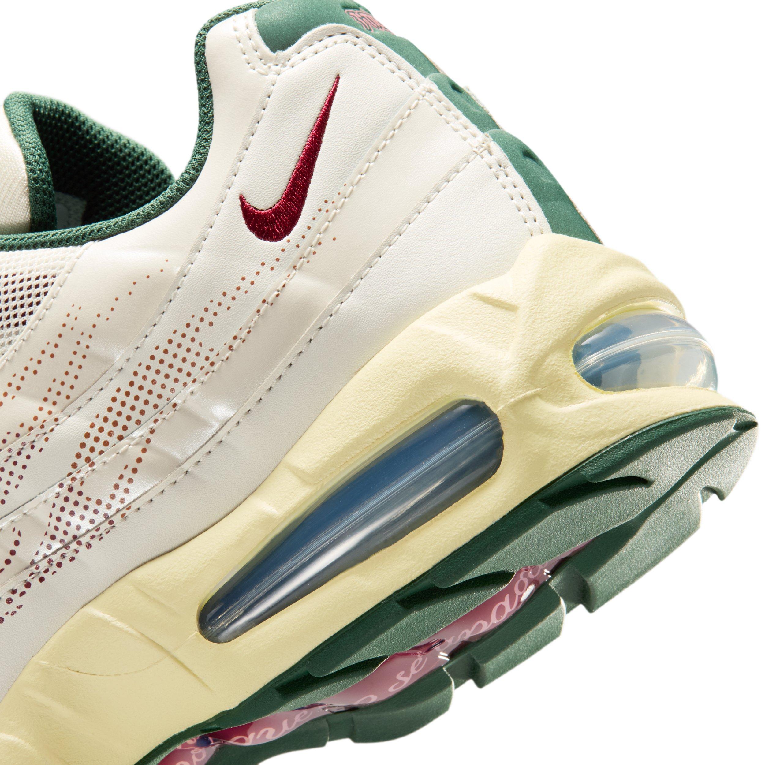 Nike Air Max 95 Big Bubble "Phantom/Fir/Alabaster/Team Red" Men's Shoe - PHANTOM/ALABASTER/RED Thumbnail View 8