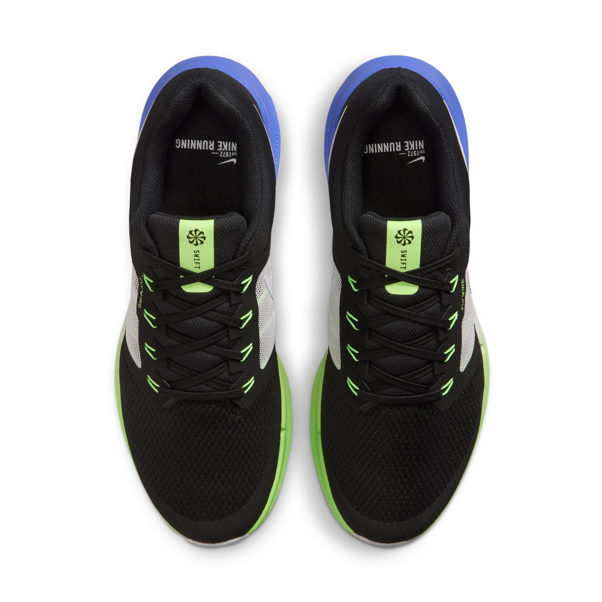 Nike Run Swift 3 "Black/Sapphire/Barely Grape/White" Men's Running Shoe - BLACK/SAPPHIRE/GRAPE/WHITE Thumbnail View 4