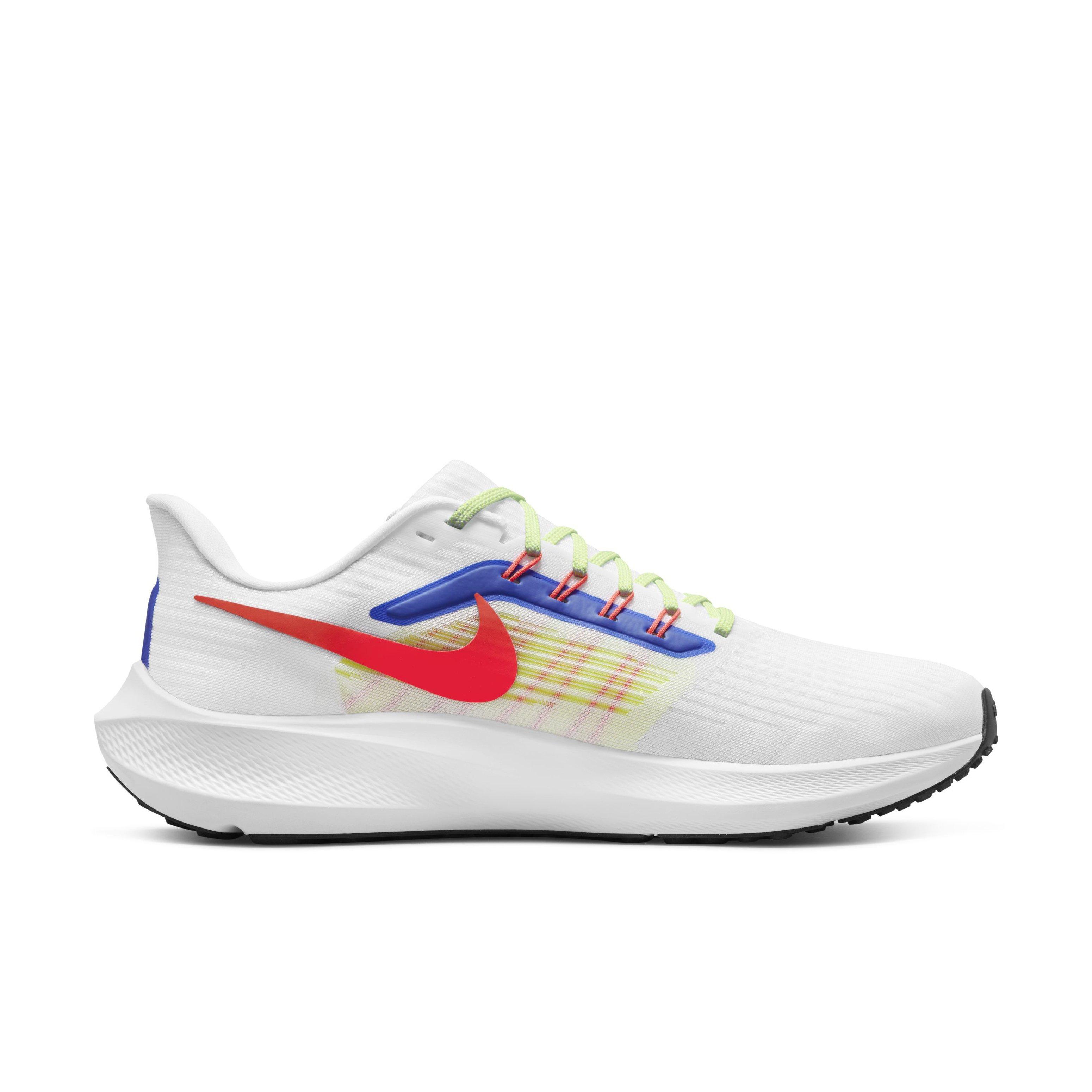 Zullen Tijd Michelangelo Nike Pegasus 39 "White/Bright Crimson/Racer Blue/Volt" Men's Running Shoe