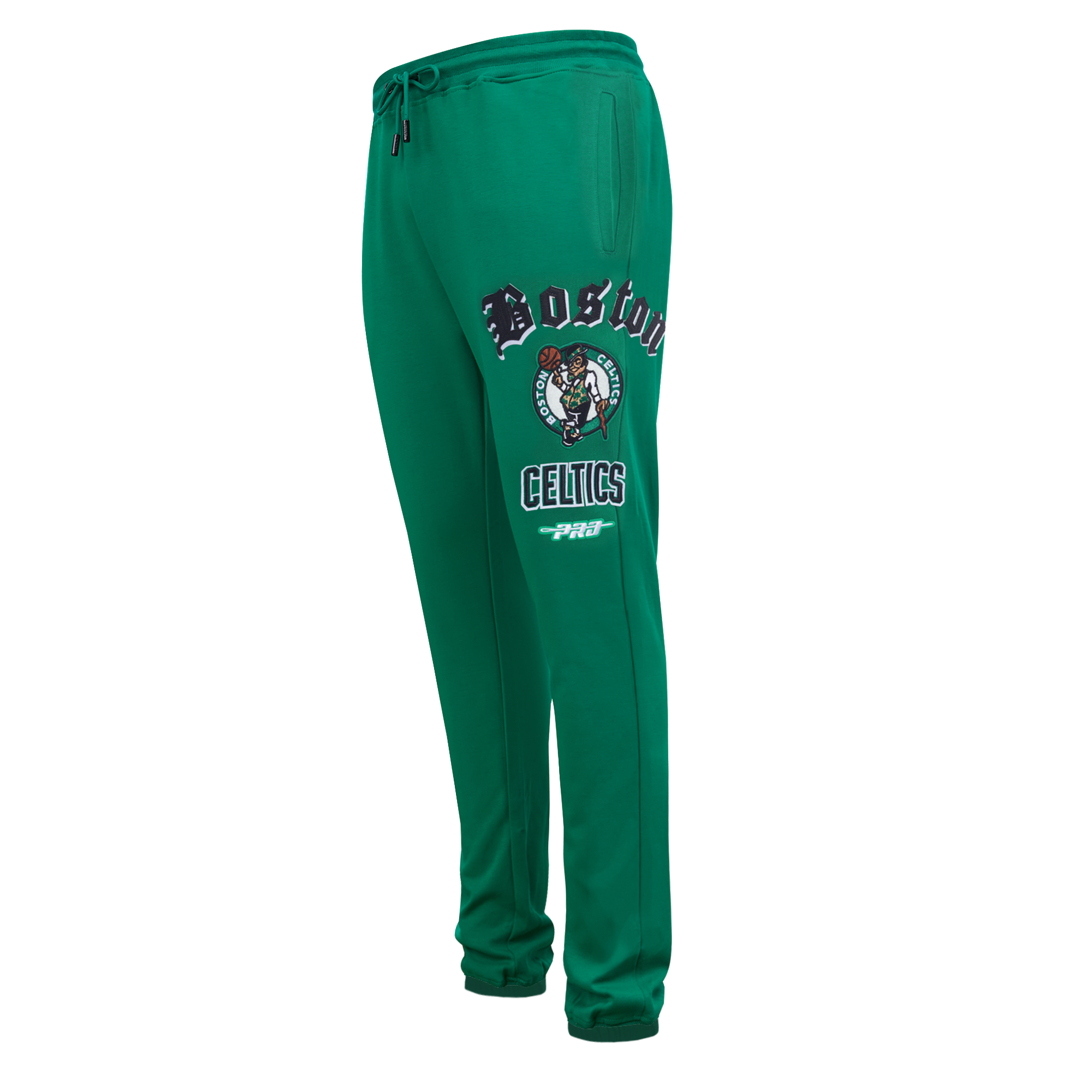 Pro Standard Men's NBA Boston Celtics Old English Sweatpants -Green - GREEN Thumbnail View 3