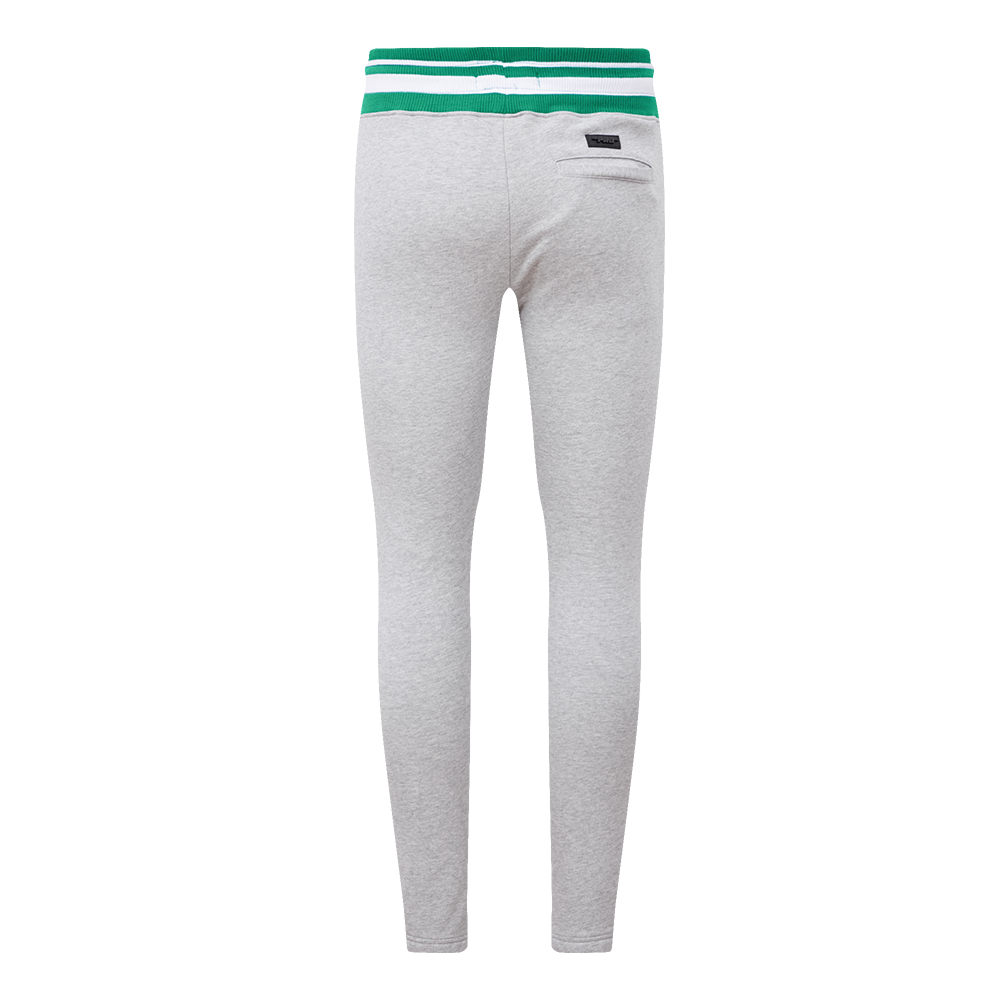 Pro Standard Men's NBA Boston Celtics Mashup Rib Sweatpants - Grey/Green - GREY/GREEN Thumbnail View 2