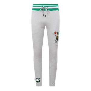 Pro Standard Men's NBA Boston Celtics Mashup Rib Sweatpants -Grey/Green