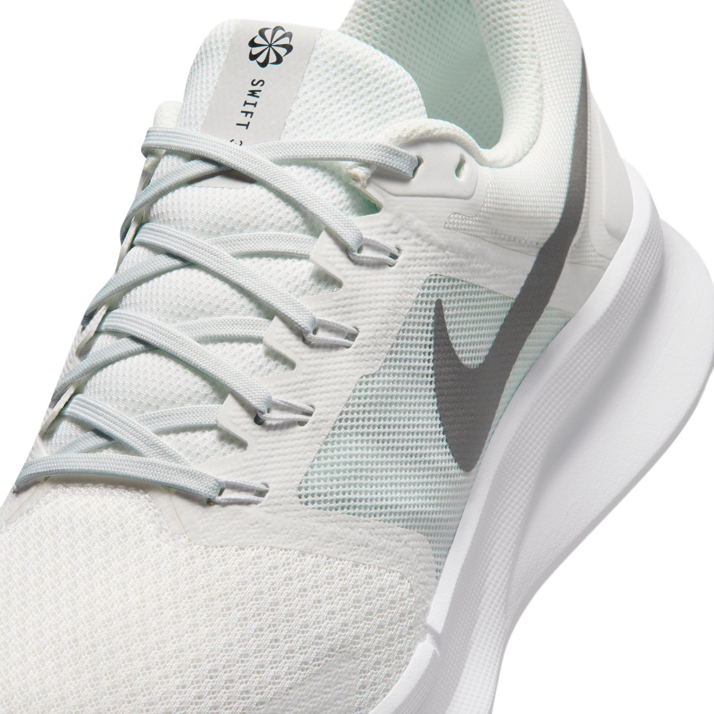 Nike Run Swift 3 "Summit White/White/Black/Metallic Silver" Men's Running Shoe - WHITE/WHITE/BLACK/SILVER Thumbnail View 7