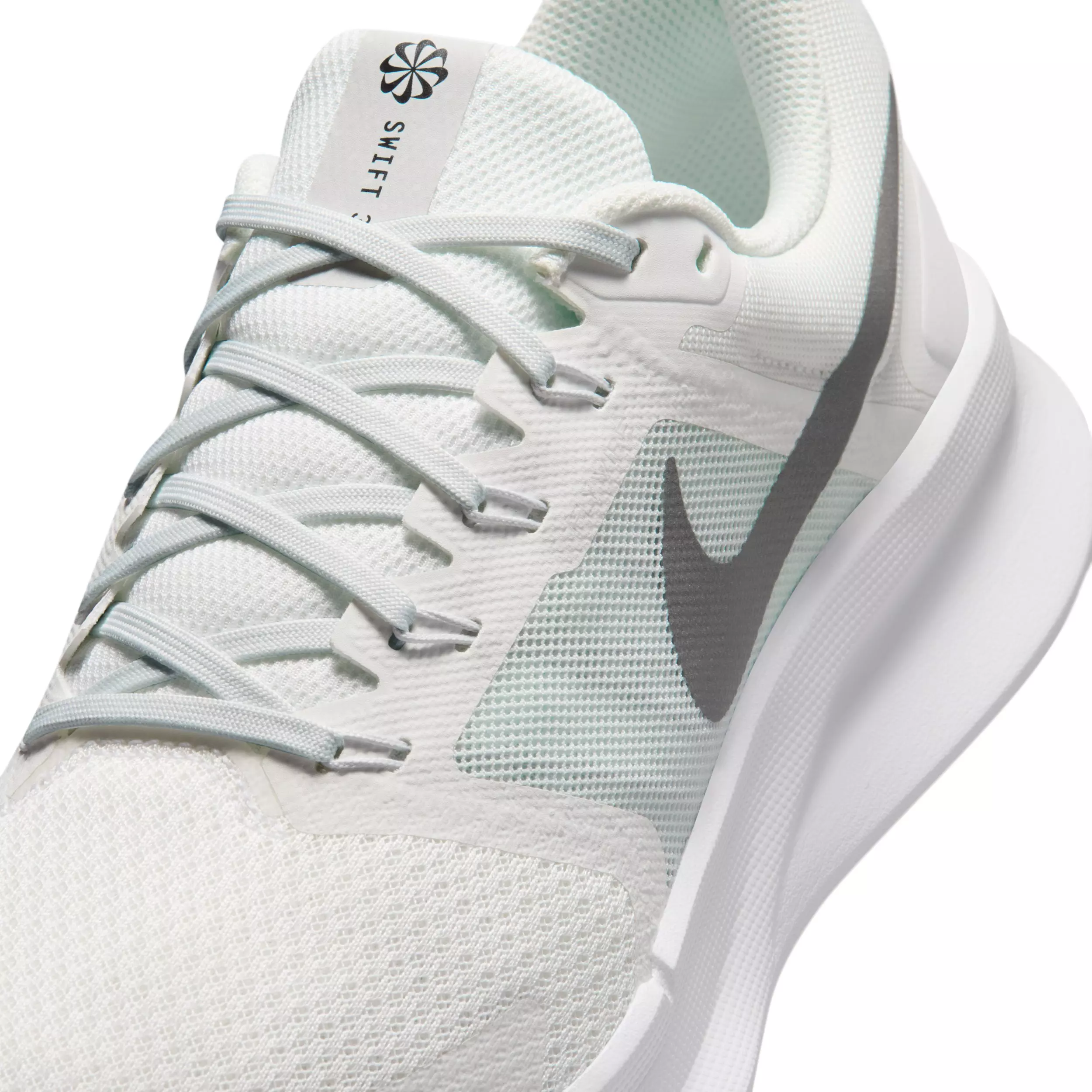 Nike Run Swift 3 "Summit White/White/Black/Metallic Silver" Men's Running Shoe - WHITE/WHITE/BLACK/SILVER