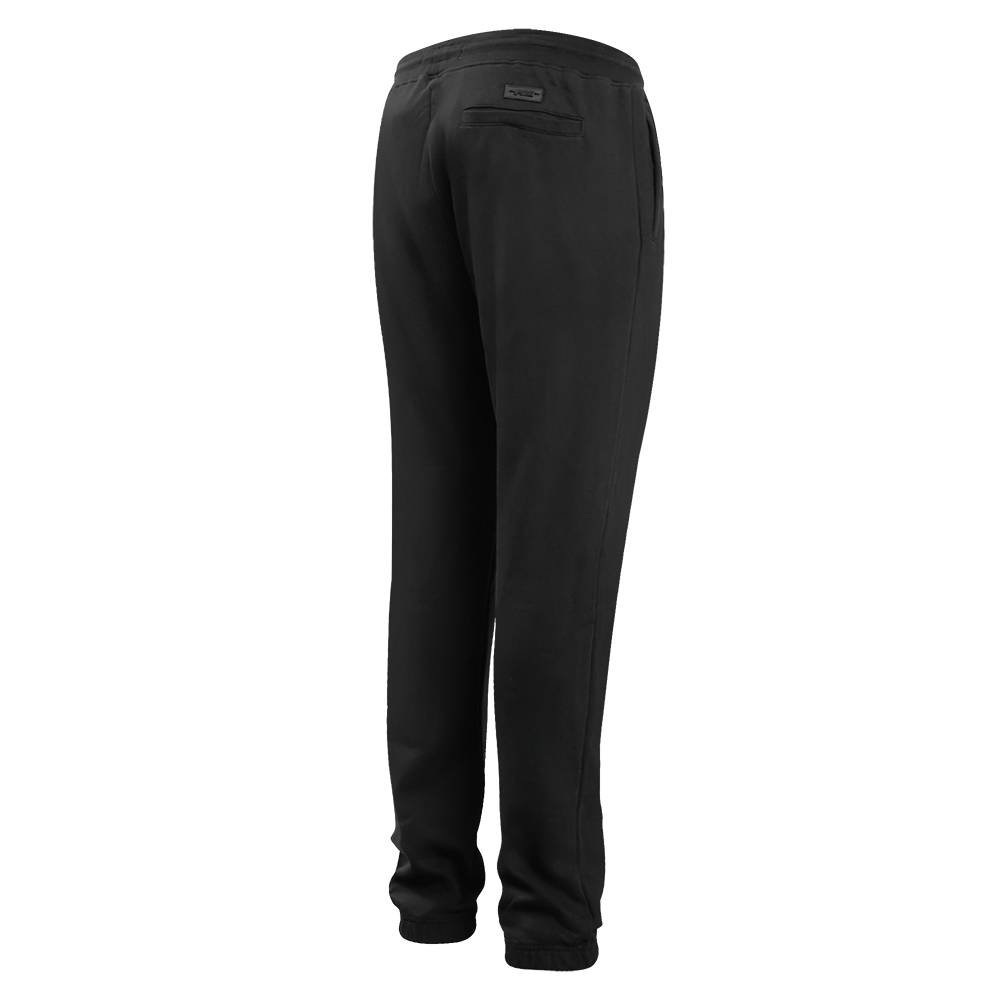 Pro Standard Men's NBA Chicago Bulls Old English Sweatpants - Black - BLACK Thumbnail View 4