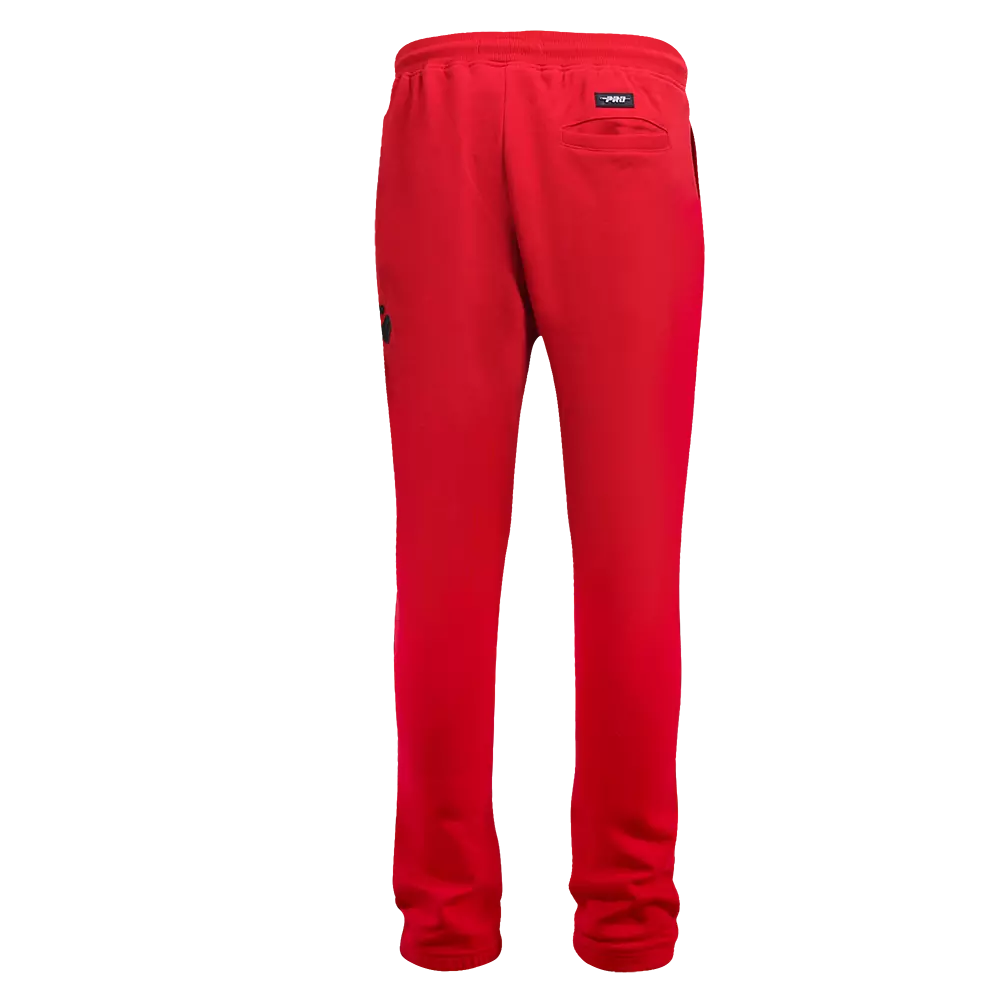 Pro Standard Men's NBA Chicago Bulls Old English Sweatpants - Red - RED