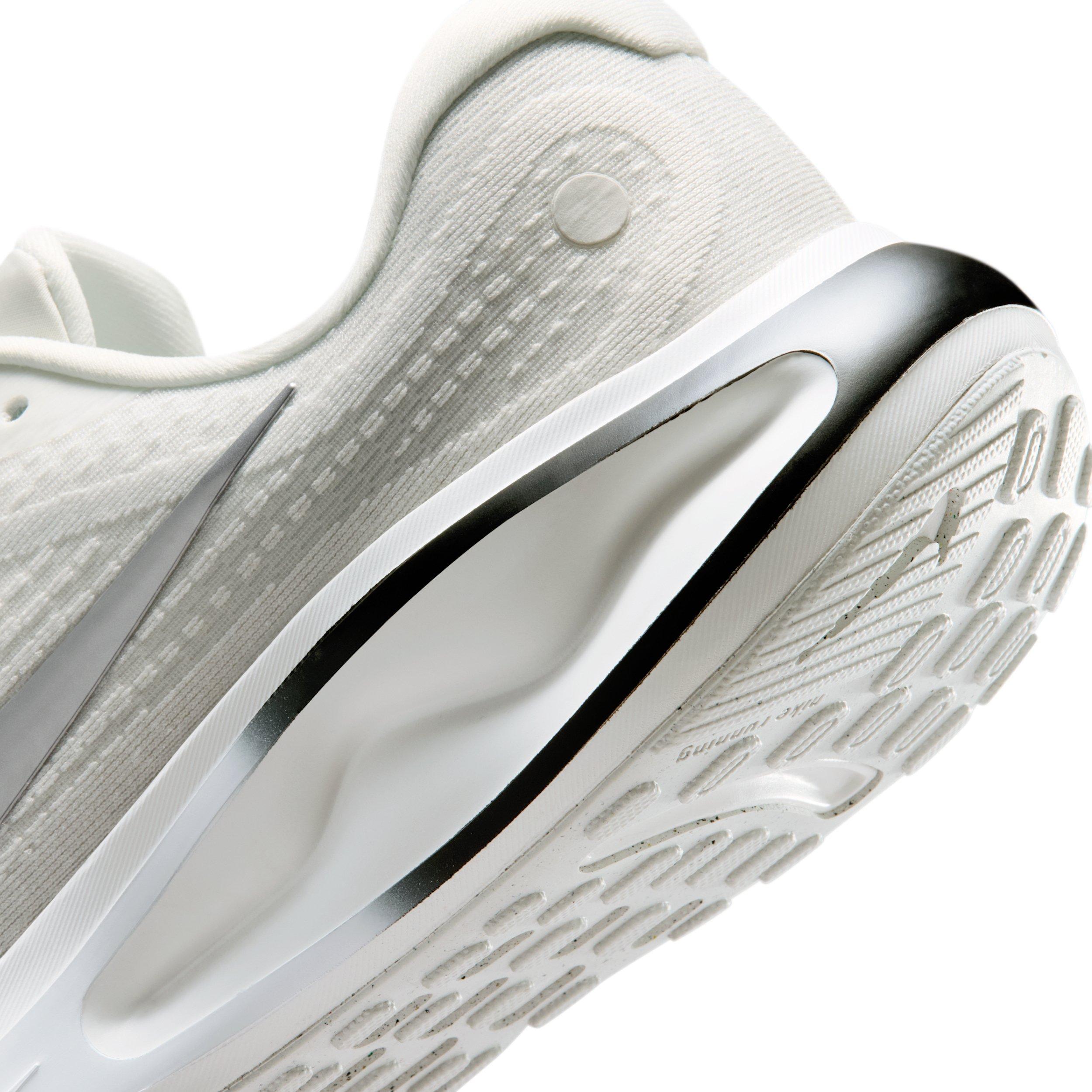 Nike Journey Run "Summit White/Black/White/Metallic Silver" Men's Running Shoe - WHITE/BLACK/WHITE/SILVER Thumbnail View 8