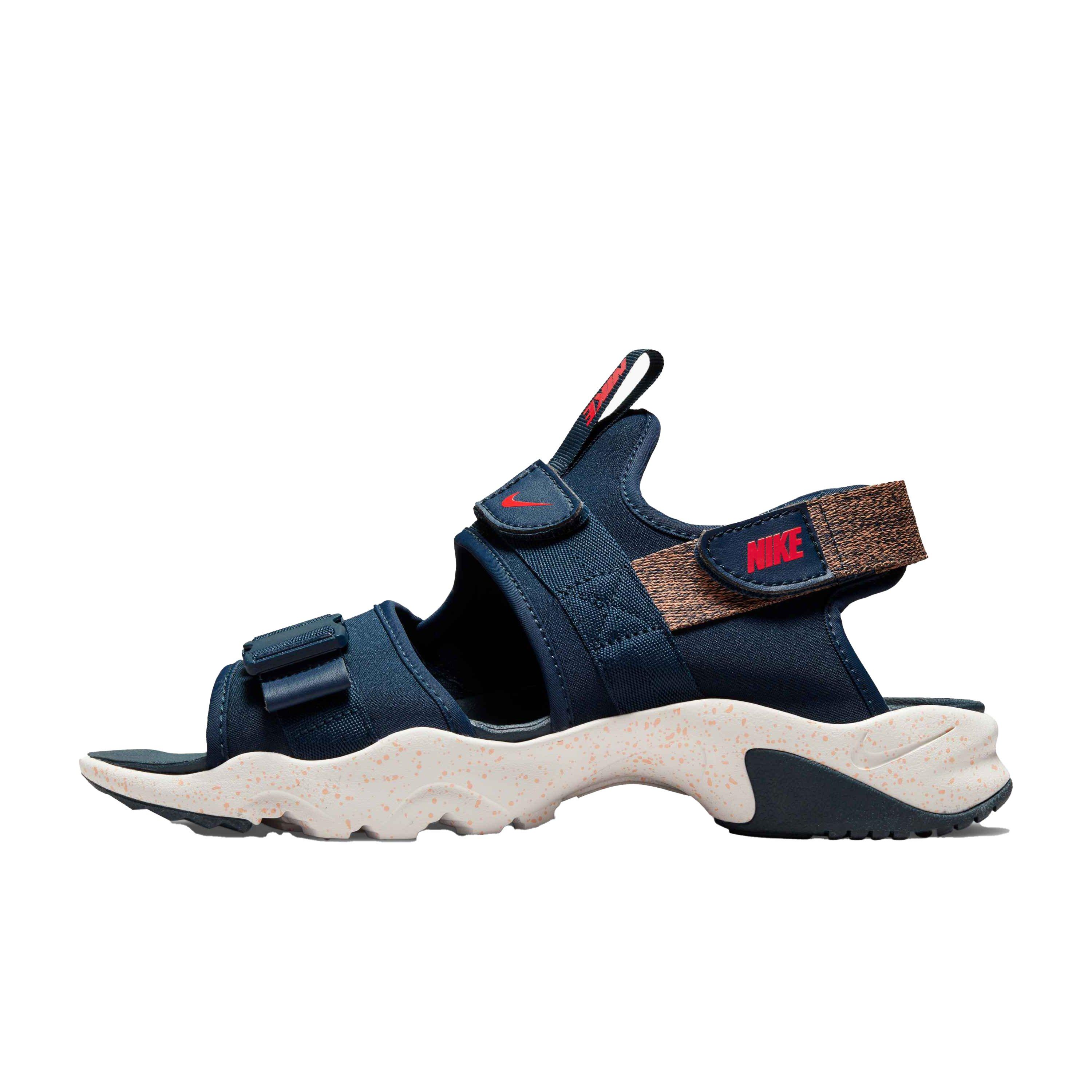 Nike Canyon "Armory Navy/Chile Red/Light Cognac" Men's Sandal - BLUE Thumbnail View 2