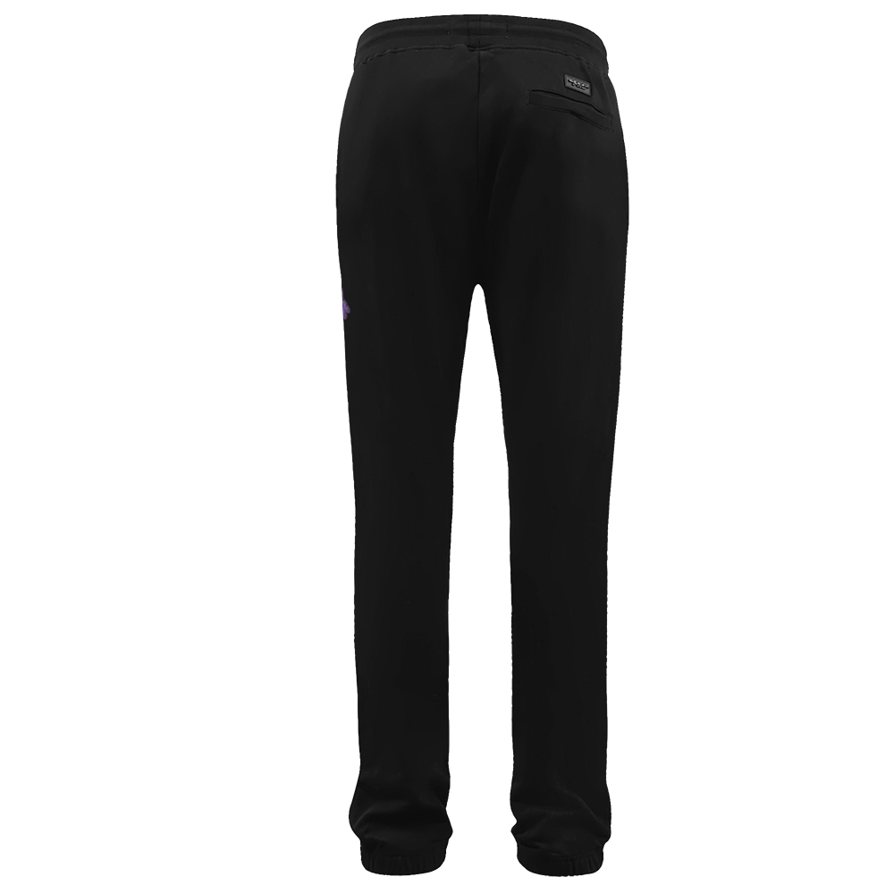 Pro Standard Men's NBA Los Angeles Lakers Old English Sweatpants - Black - BLACK Thumbnail View 2