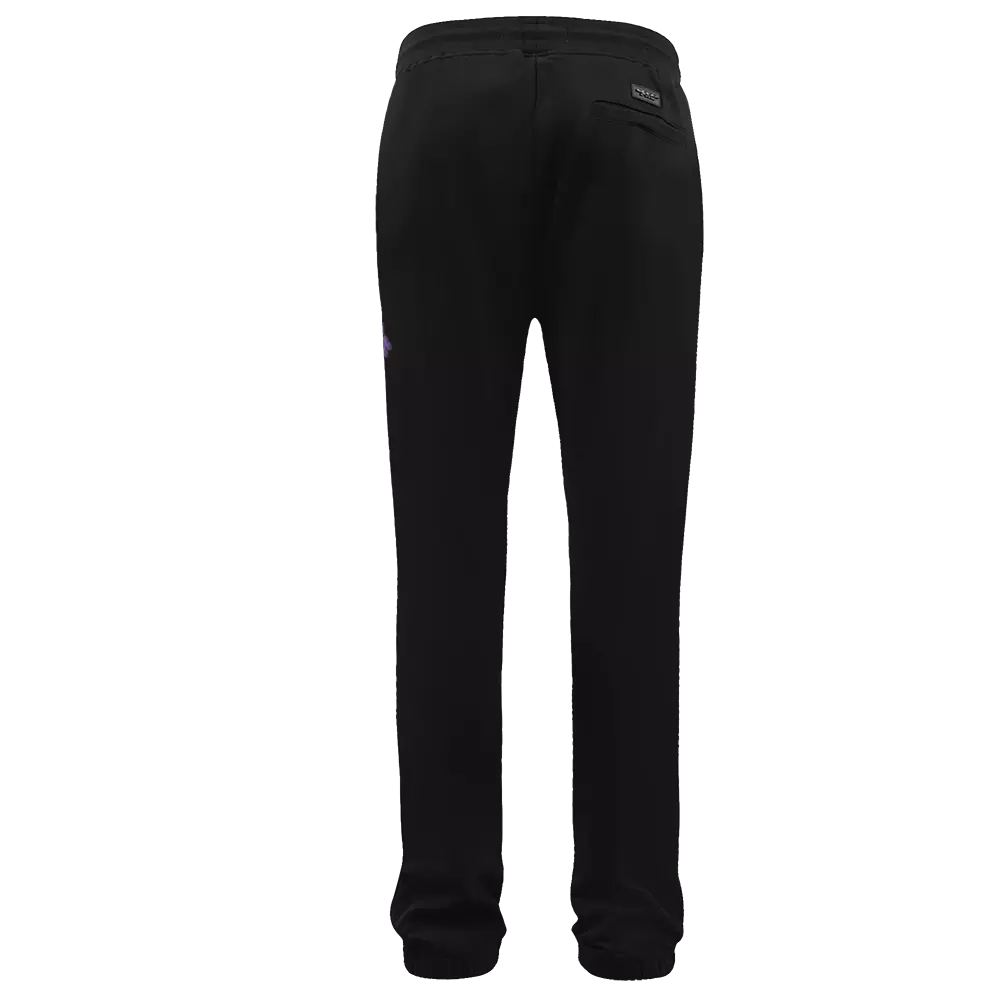 Pro Standard Men's NBA Los Angeles Lakers Old English Sweatpants -Black - BLACK