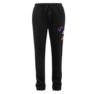 Pro Standard Men's NBA Los Angeles Lakers Old English Sweatpants -Black