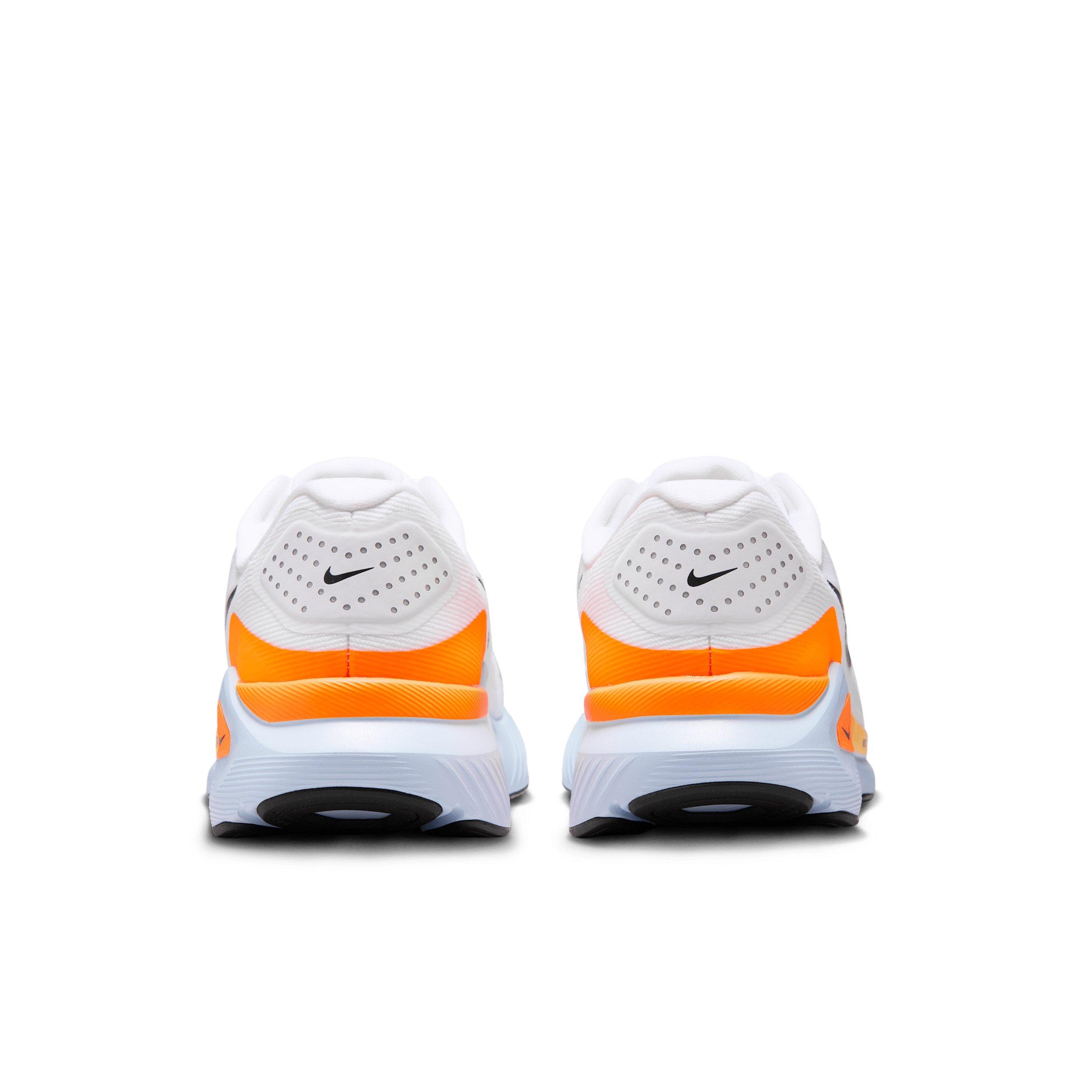 Nike Structure 26 "White/Hydrogen Blue/Total Orange/Black" Men's Running Shoe - WHITE/BLUE/ORANGE/BLACK Thumbnail View 5