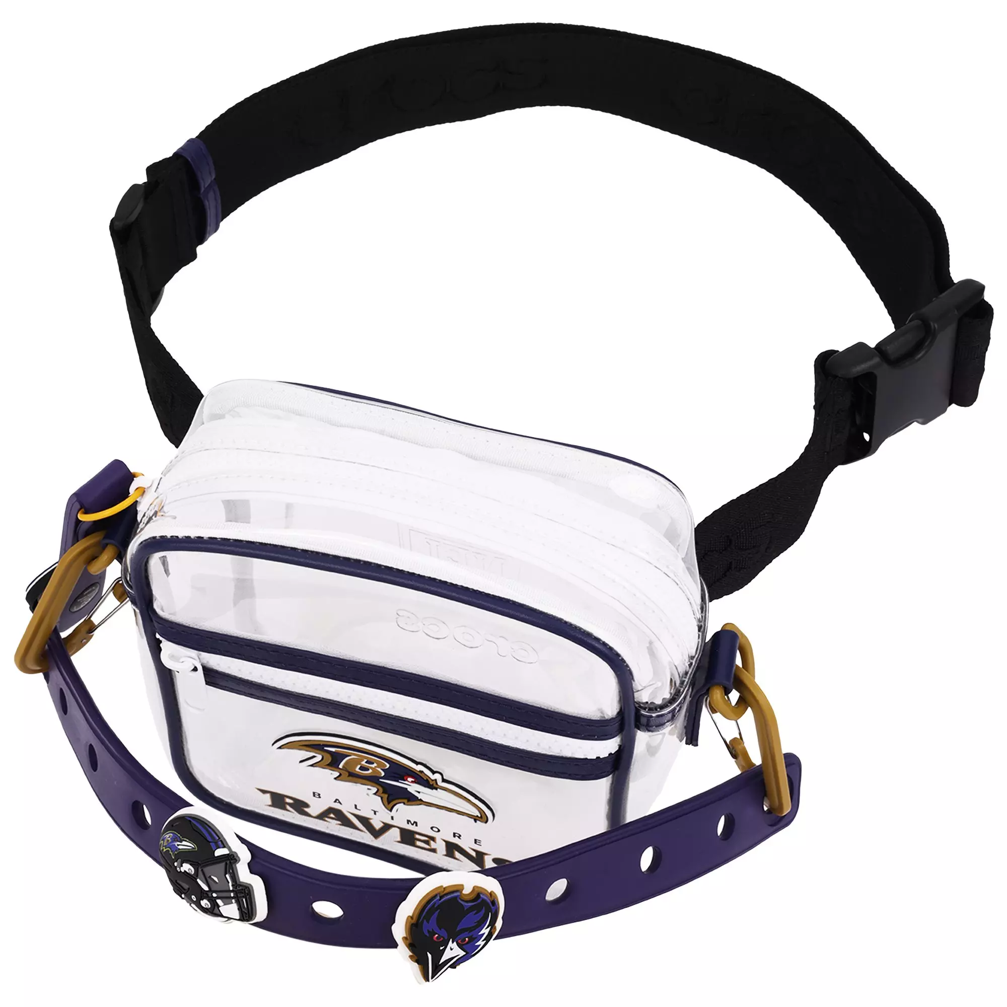 Crocs x NFL Baltimore Ravens Stadium Bag - PURPLE/YELLOW