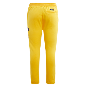 Pro Standard Men's NBA Los Angeles Lakers Old English Sweatpants -Yellow
