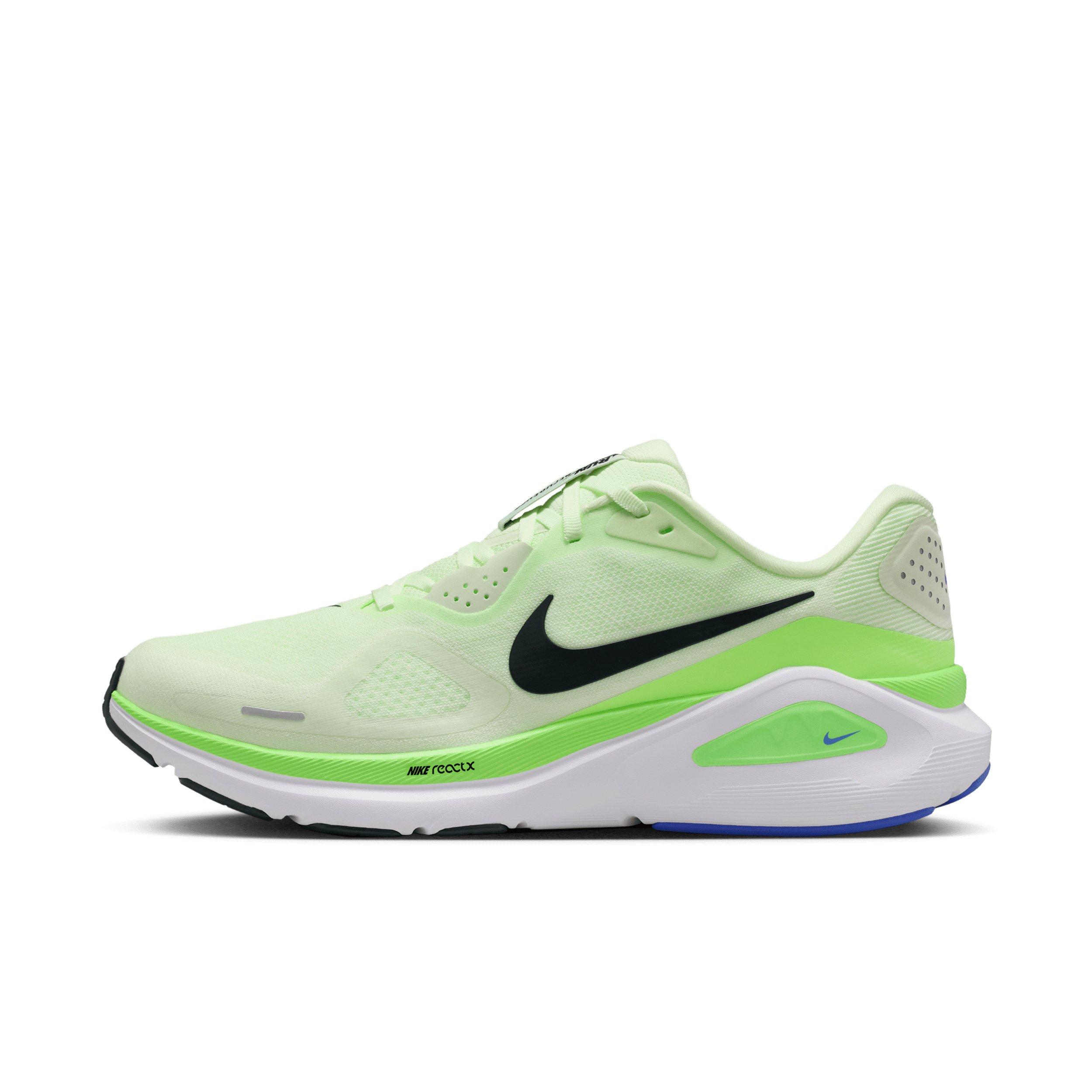 Nike Structure 26 "Volt Tint/Lime Blast/Sapphire/Black Spruce" Men's Running Shoe - VOLT/LIME/SAPPHIRE/SPRUCE Thumbnail View 2