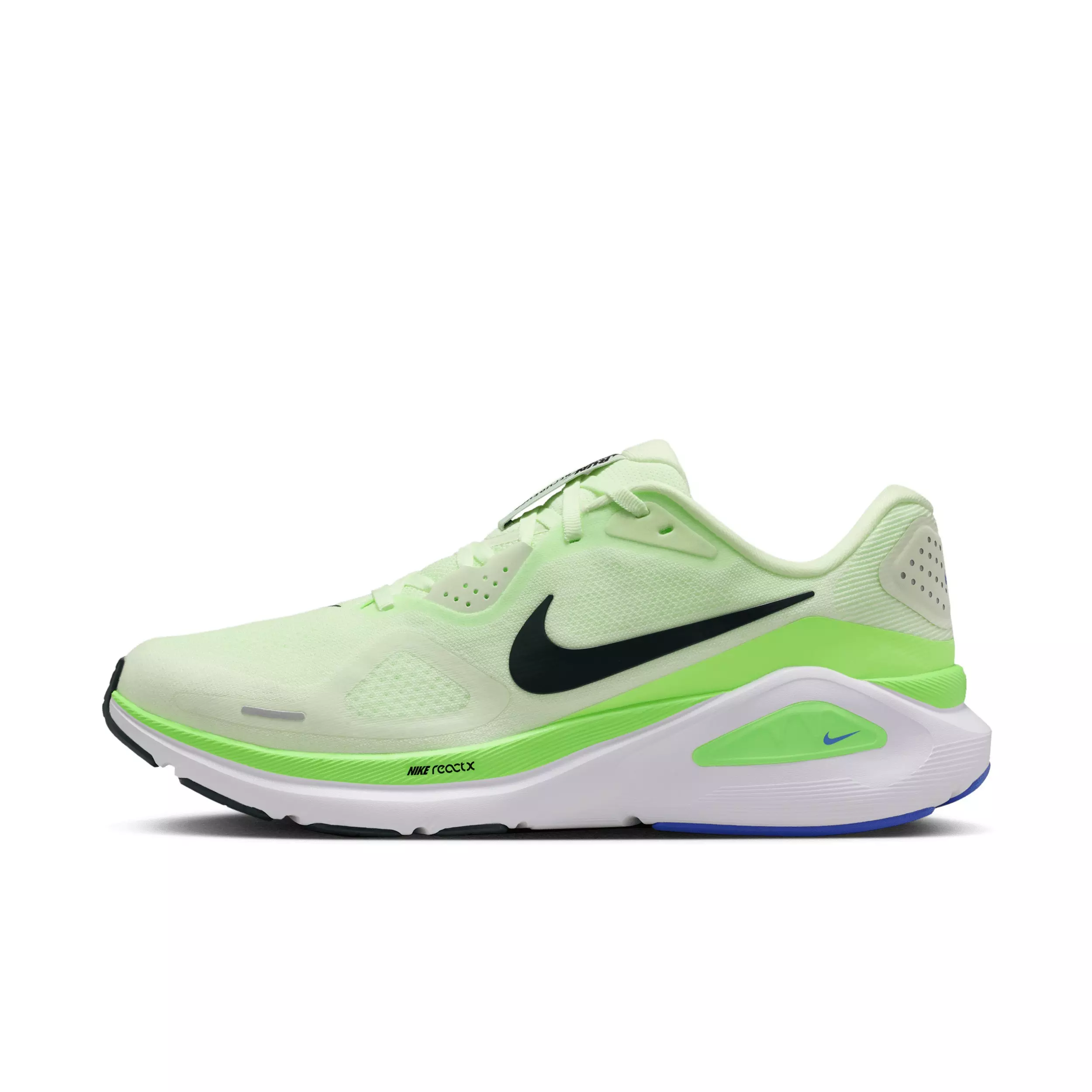 Nike Structure 26 "Volt Tint/Lime Blast/Sapphire/Black Spruce" Men's Running Shoe - VOLT/LIME/SAPPHIRE/SPRUCE