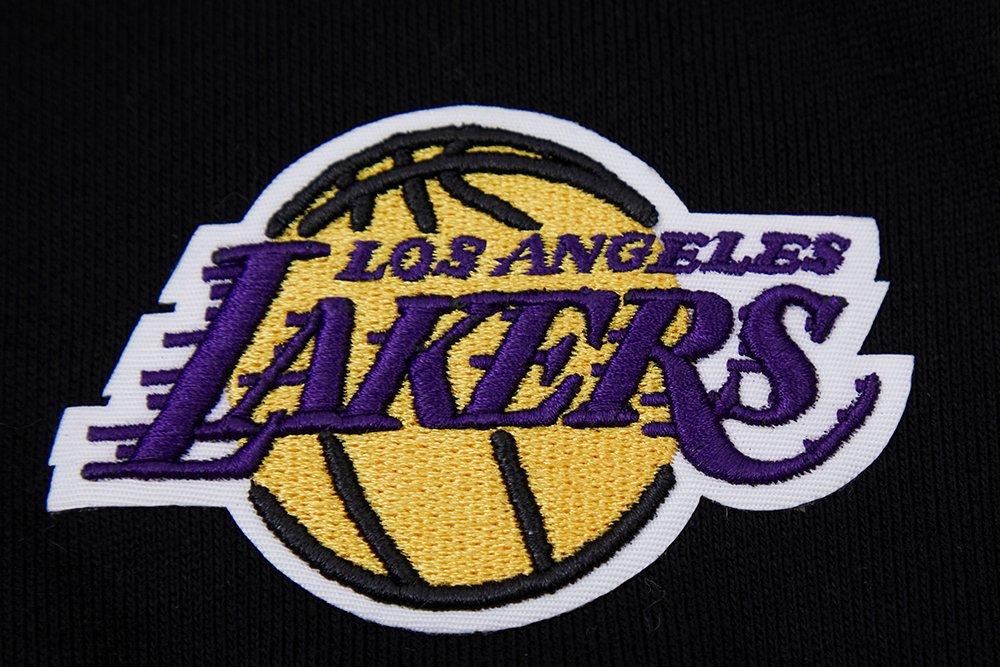 Pro Standard Men's NBA Los Angeles Lakers Mashup Rib Sweatpants - Black/Purple - BLACK/PURPLE Thumbnail View 5