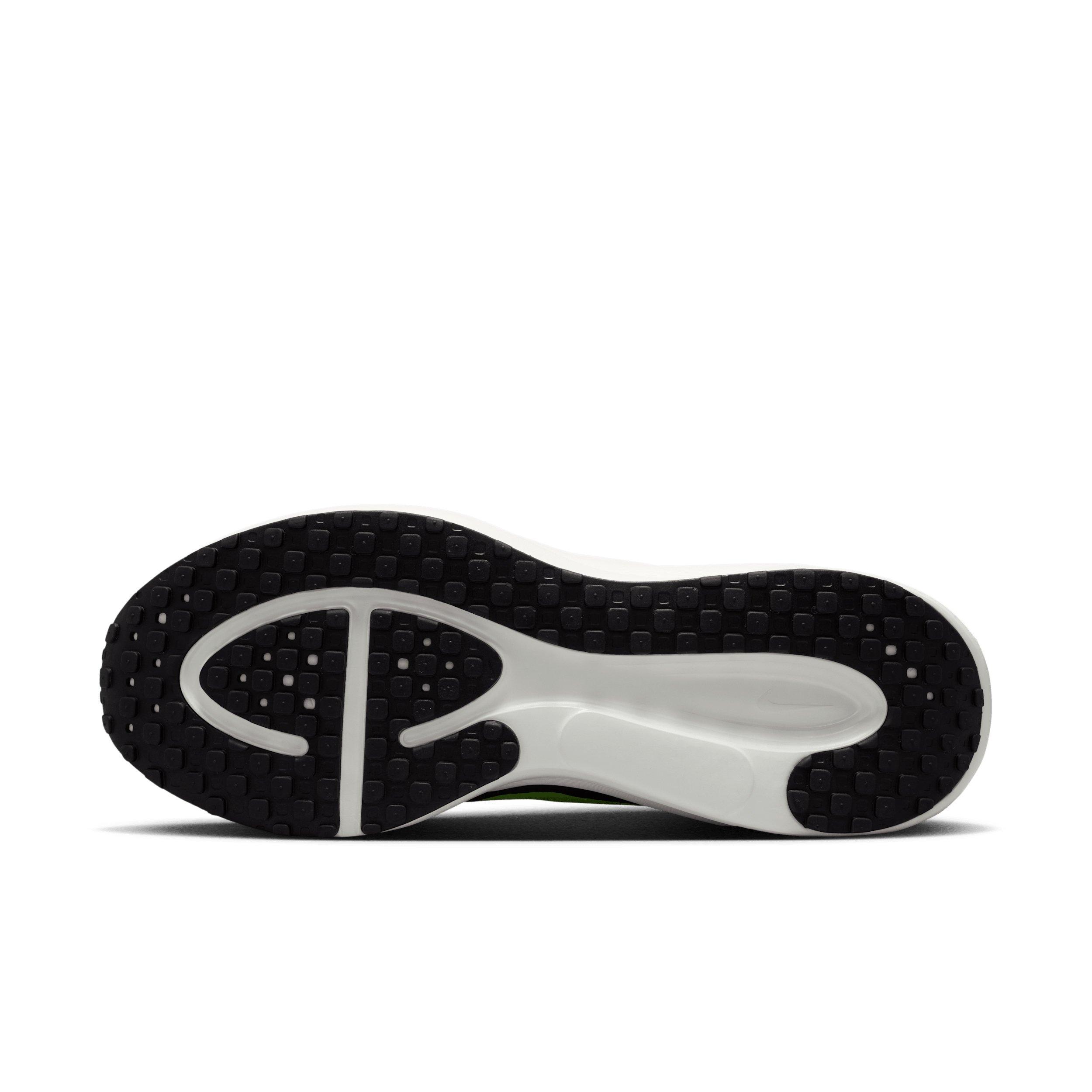 Nike Revolution 8 "Black/Summit White/Football Grey/Lime Blast" Men's Running Shoe - BLACK/WHITE/GREY/LIME Thumbnail View 6