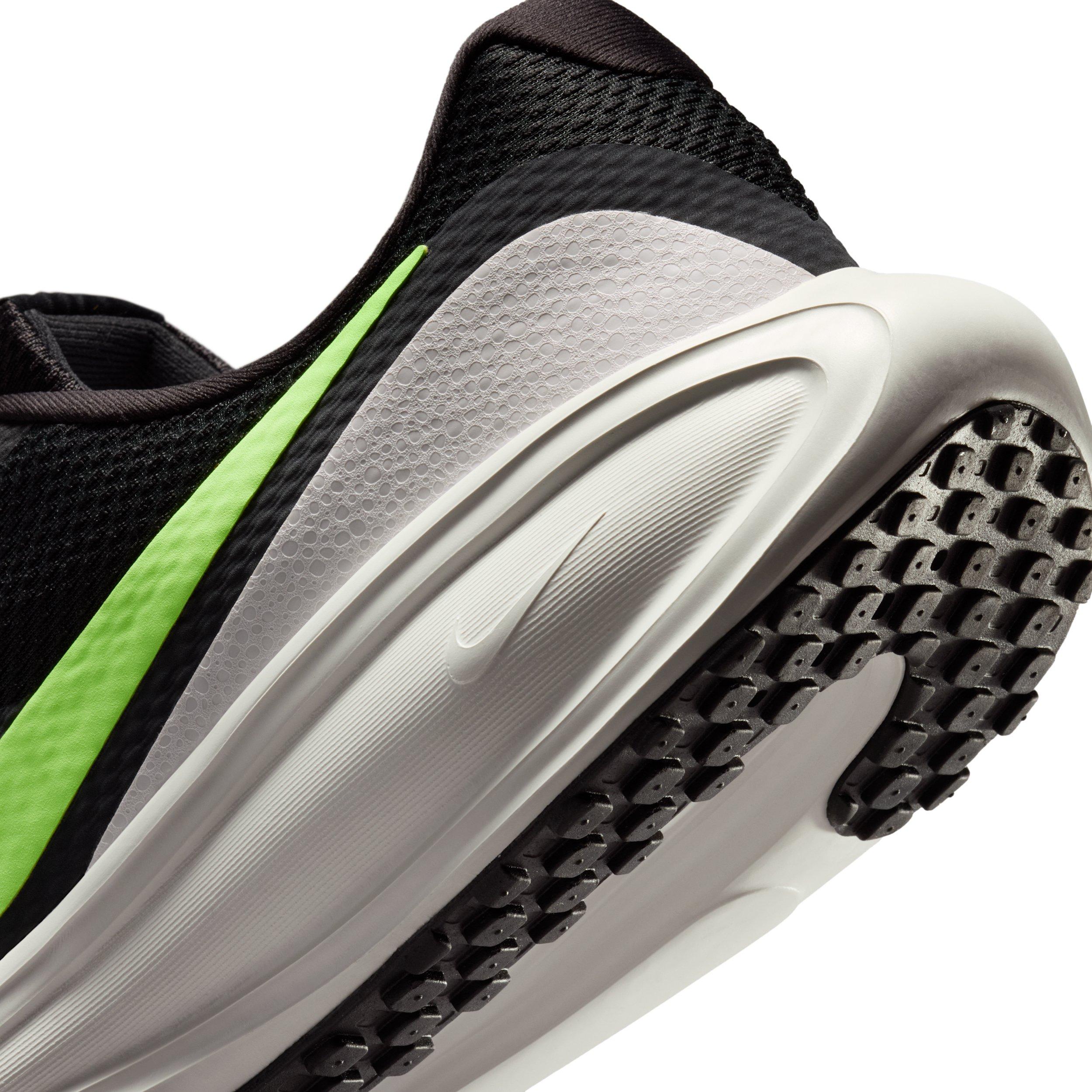 Nike Revolution 8 "Black/Summit White/Football Grey/Lime Blast" Men's Running Shoe - BLACK/WHITE/GREY/LIME Thumbnail View 8