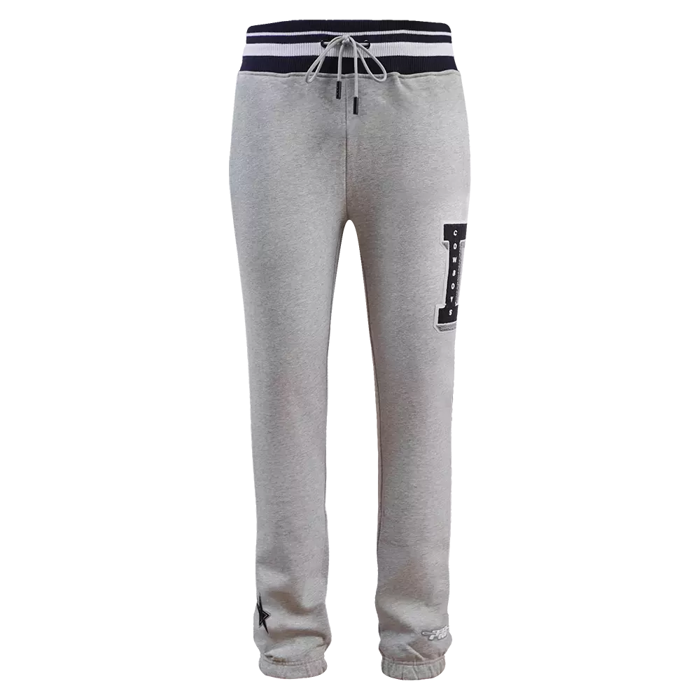 Pro Standard Men's NFL Dallas Cowboys Mashup Rib Sweatpants - Grey/Navy - GREY/NAVY