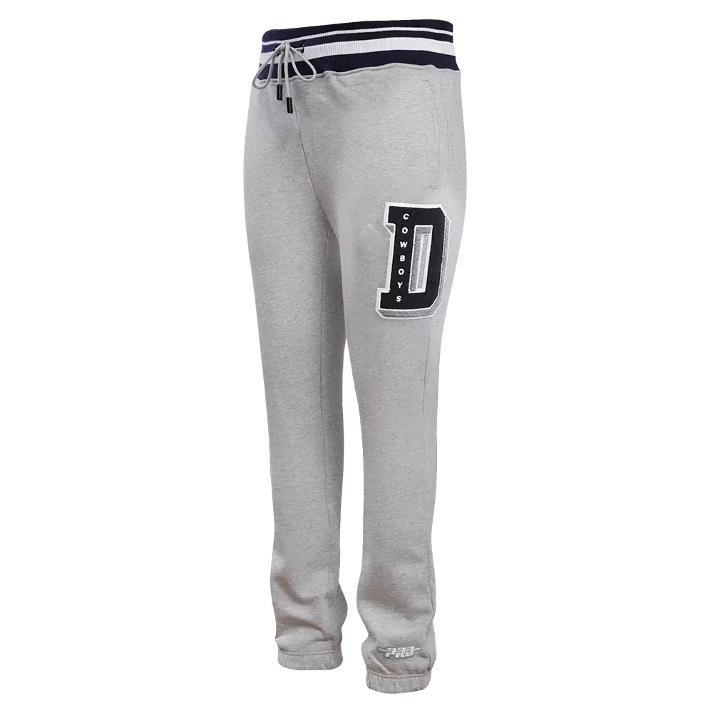 Pro Standard Men's NFL Dallas Cowboys Mashup Rib Sweatpants - Grey/Navy - GREY/NAVY
