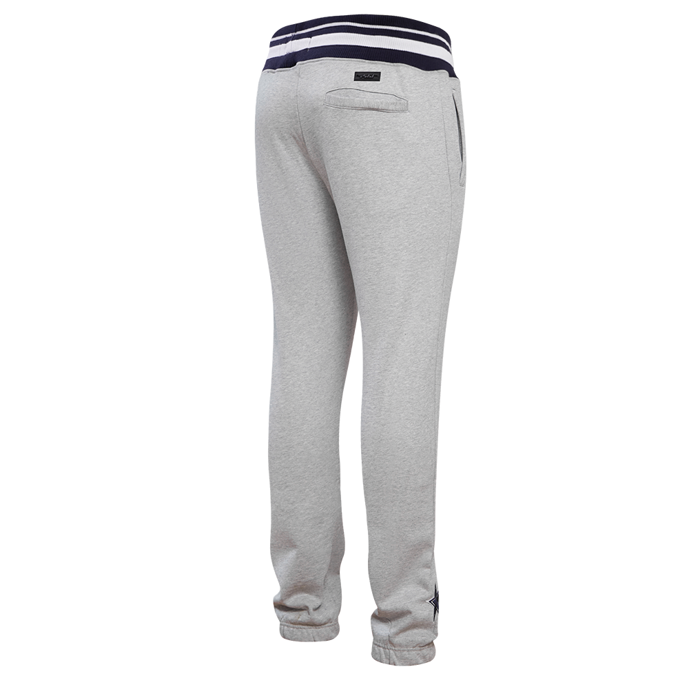 Pro Standard Men's NFL Dallas Cowboys Mashup Rib Sweatpants - Grey/Navy - GREY/NAVY Thumbnail View 4