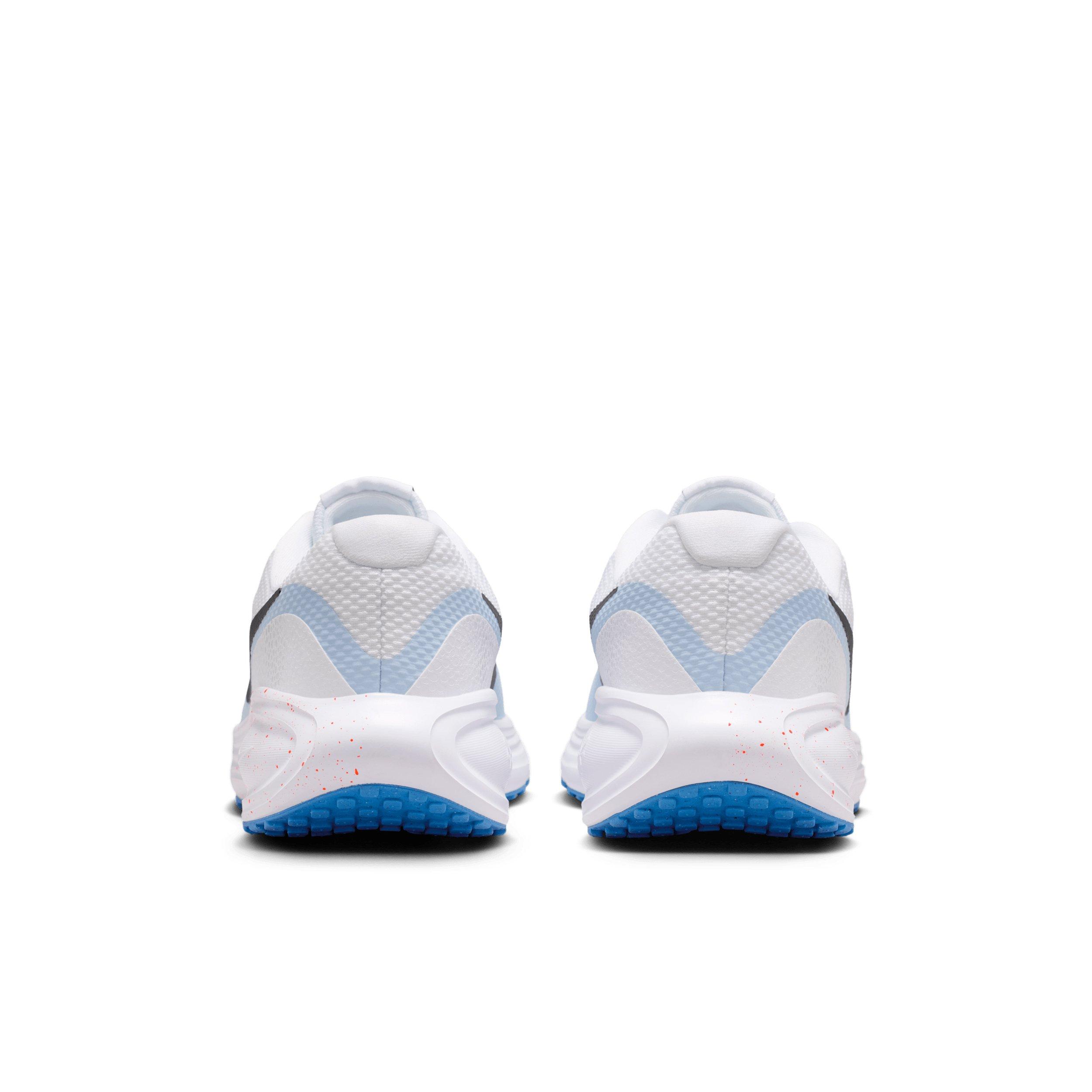 Nike Revolution 8 "White/Hydrogen Blue/Blue Crystal/Off Noir" Men's Running Shoe - WHITE/BLUE/BLUE/OFF NOIR Thumbnail View 5