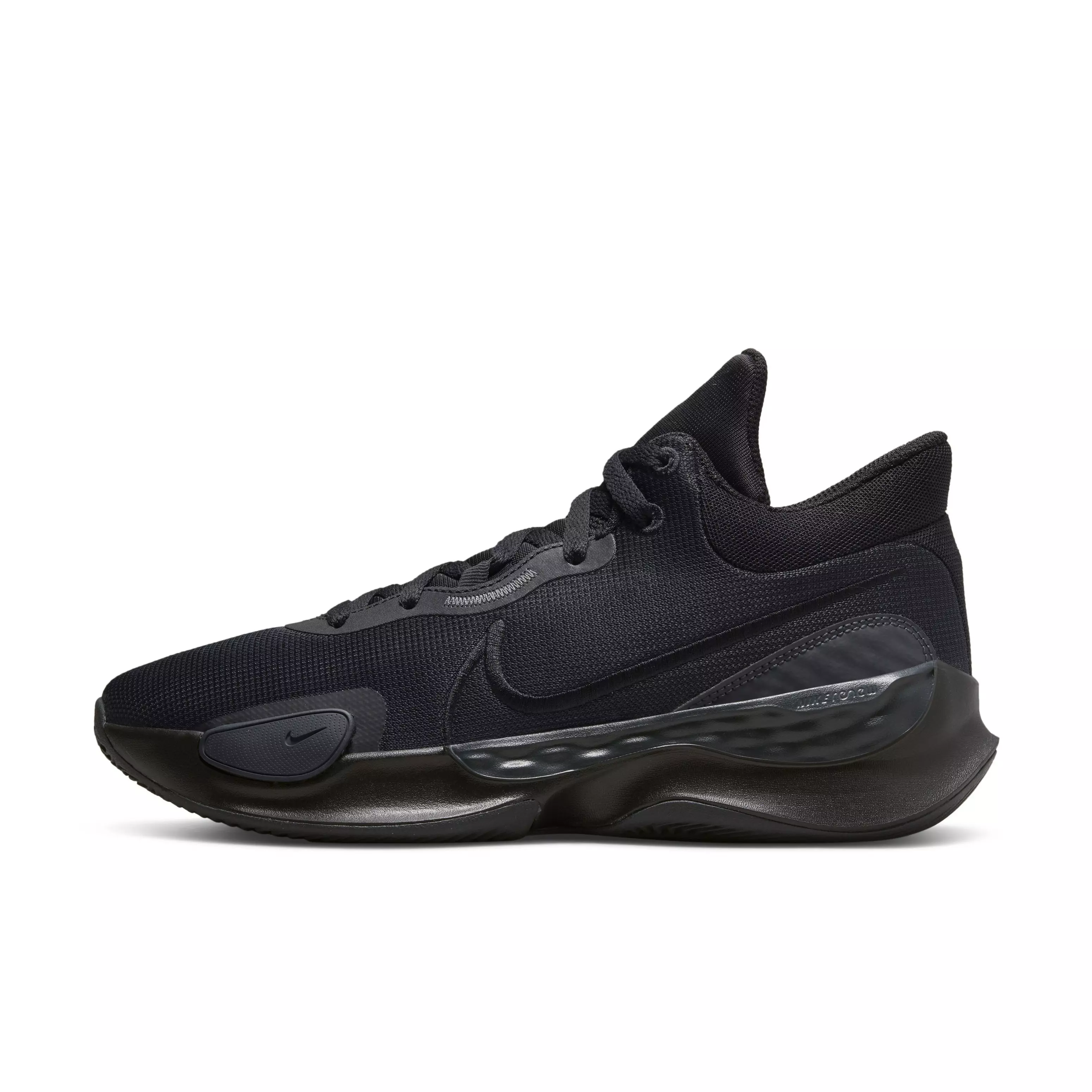 Nike Renew Elevate 3 "Black/Black/Anthracite" Men's Basketball Shoe - BLACK