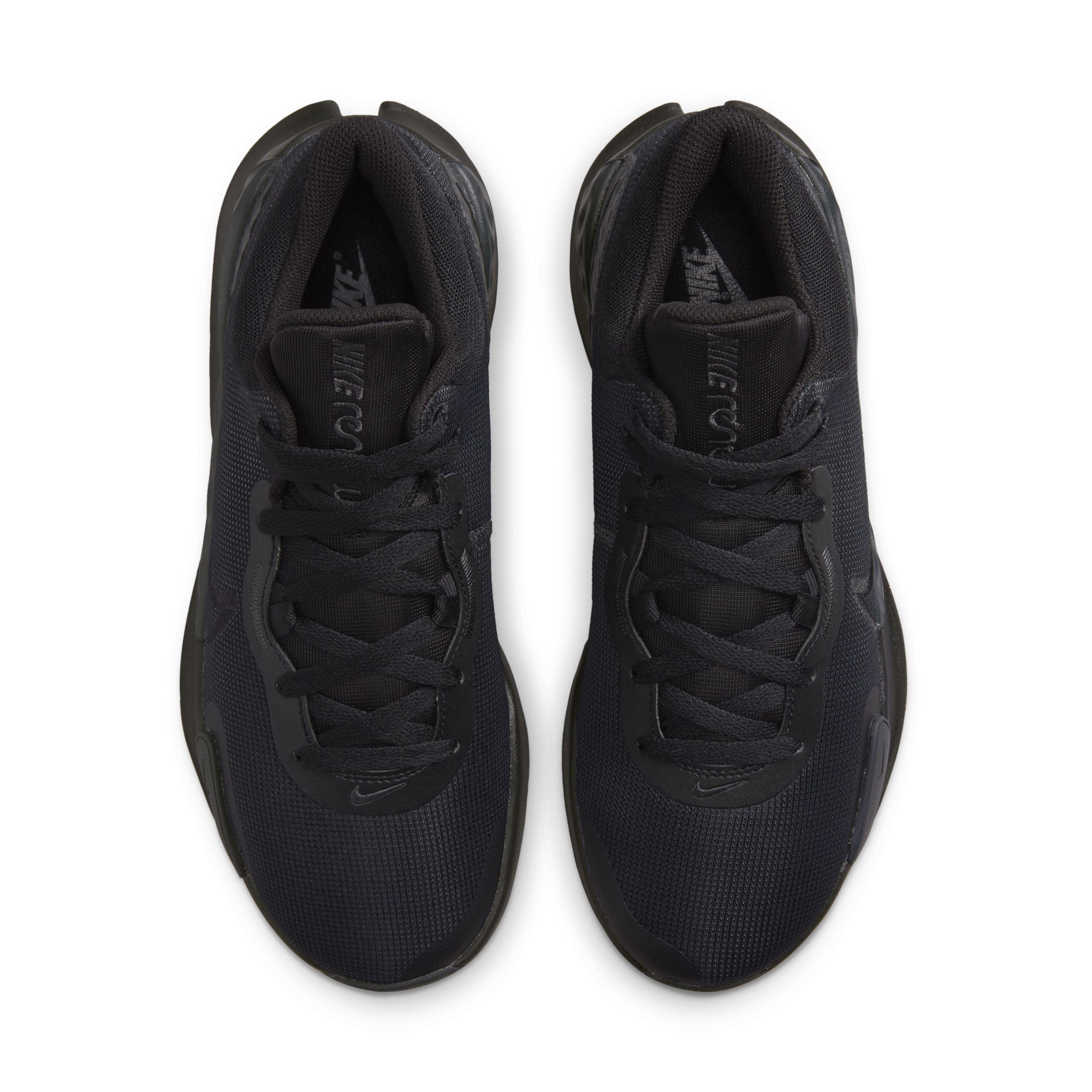 Nike Renew Elevate 3 "Black/Black/Anthracite" Men's Basketball Shoe - BLACK Thumbnail View 4