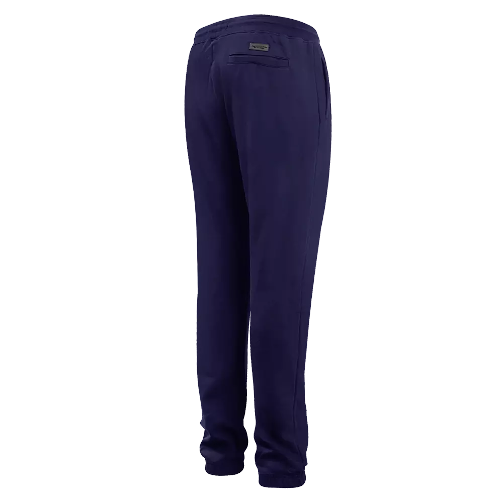 Pro Standard Men's MLB Atlanta Braves Old English Sweatpants - Navy - NAVY