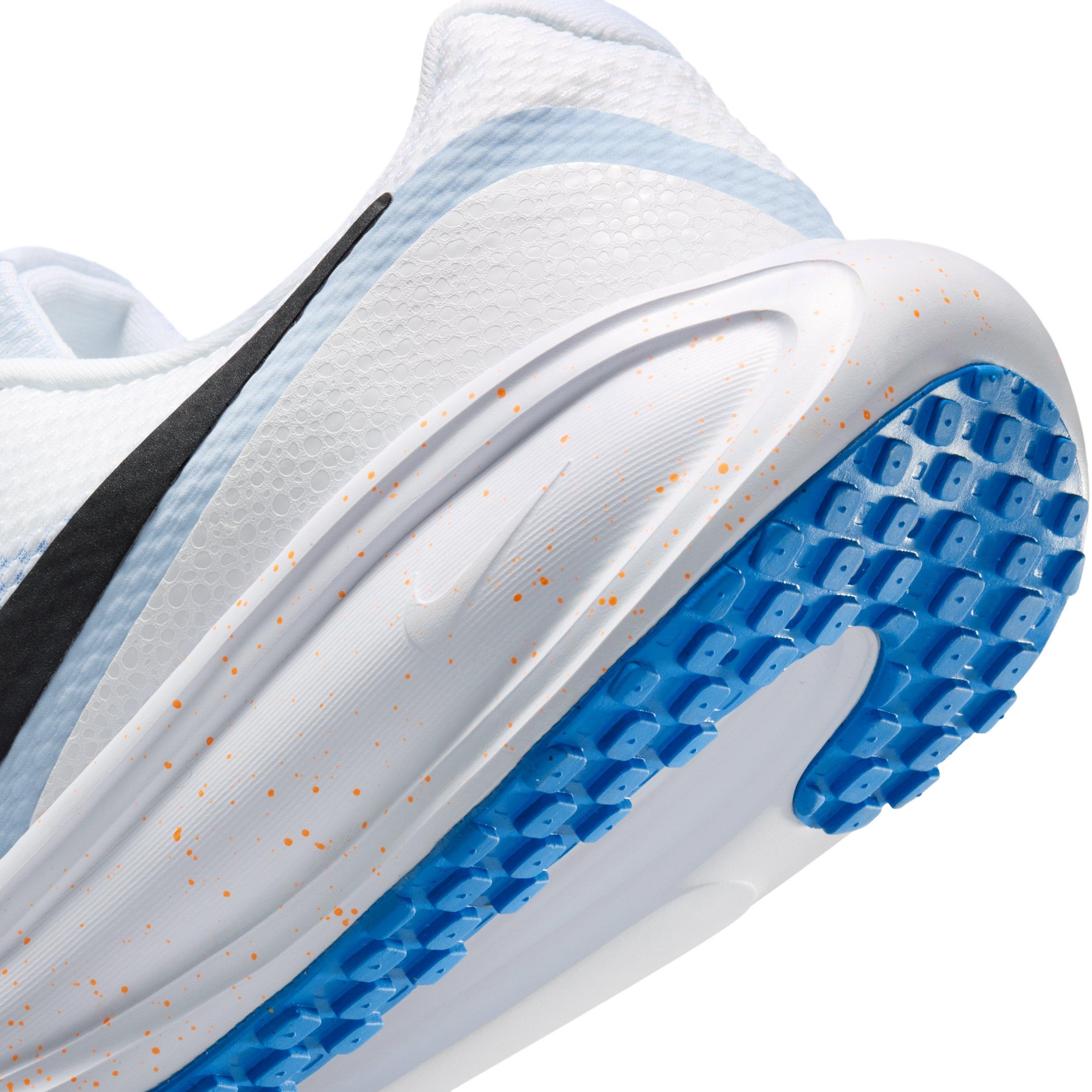 Nike Revolution 8 "White/Hydrogen Blue/Blue Crystal/Off Noir" Men's Wide Running Shoe - WHITE/BLUE/BLUE/OFF NOIR Thumbnail View 8