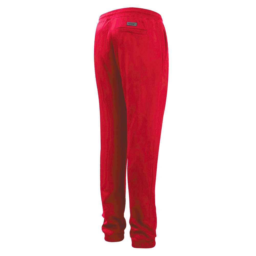 Pro Standard Men's MLB Atlanta Braves Old English Sweatpants - Red - RED Thumbnail View 4