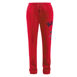 Pro Standard Men's MLB Atlanta Braves Old English Sweatpants -Red