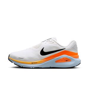 Nike Structure 26 "White/Hydrogen Blue/Total Orange/Black" Men's Wide Running Shoe - WHITE/BLUE/ORANGE/BLACK