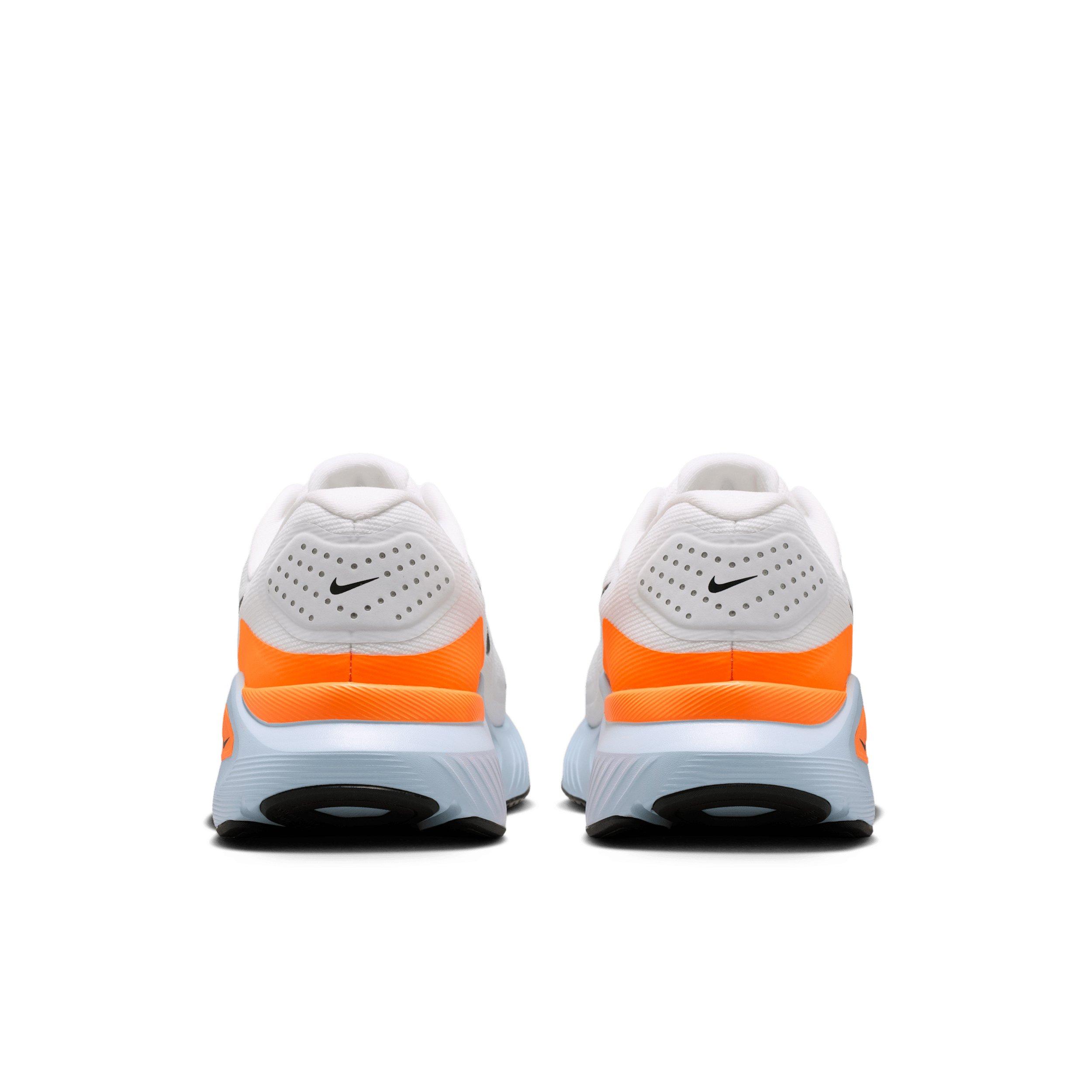 Nike Structure 26 "White/Hydrogen Blue/Total Orange/Black" Men's Wide Running Shoe - WHITE/BLUE/ORANGE/BLACK Thumbnail View 5