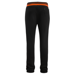 Pro Standard Men's MLB Baltimore Orioles Mashup Rib Sweatpants -Black/Orange