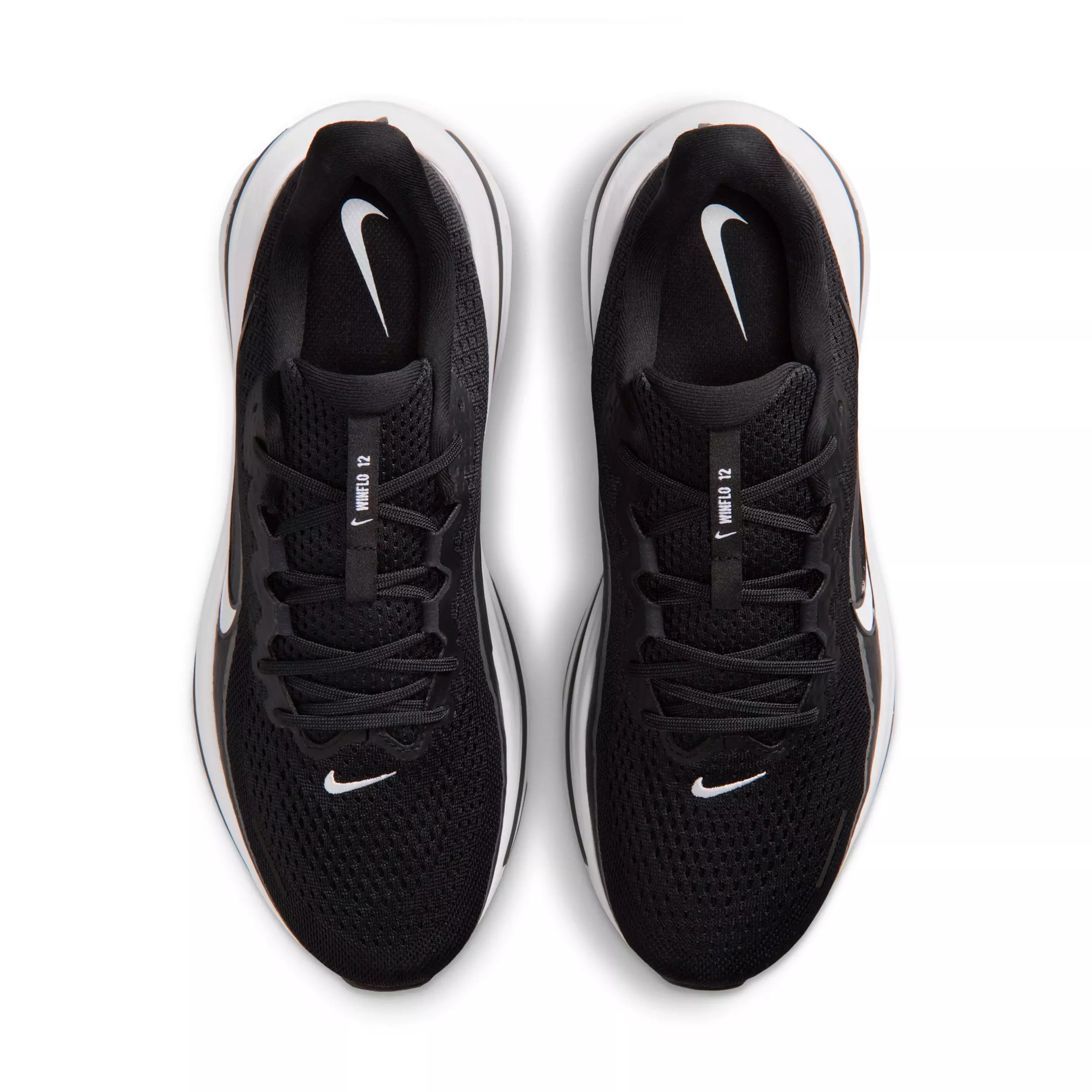 Nike Winflo 12 "Black/Dark Smoke Grey/White" Men's Running Shoe - BLACK/DK GREY/WHITE