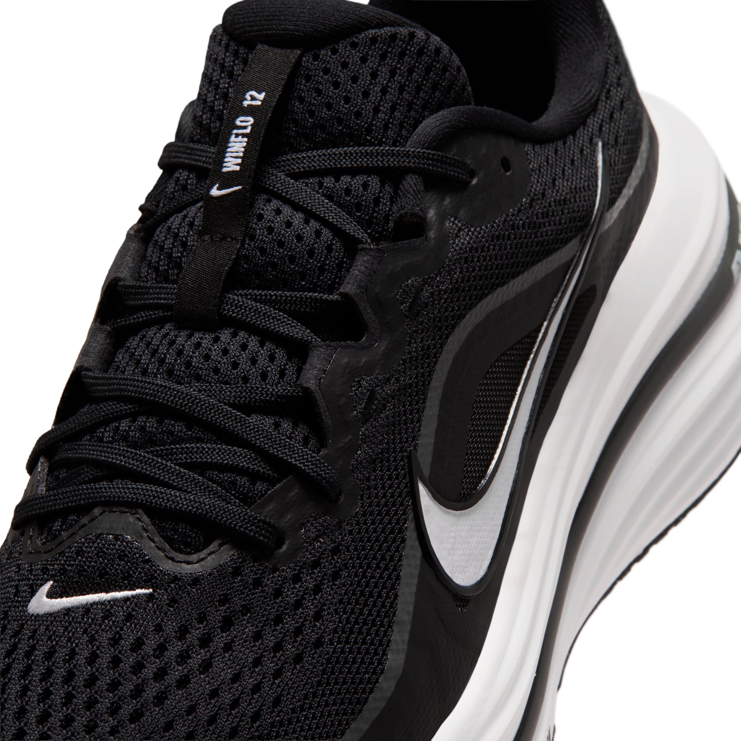 Nike Winflo 12 "Black/Dark Smoke Grey/White" Men's Running Shoe - BLACK/DK GREY/WHITE Thumbnail View 7