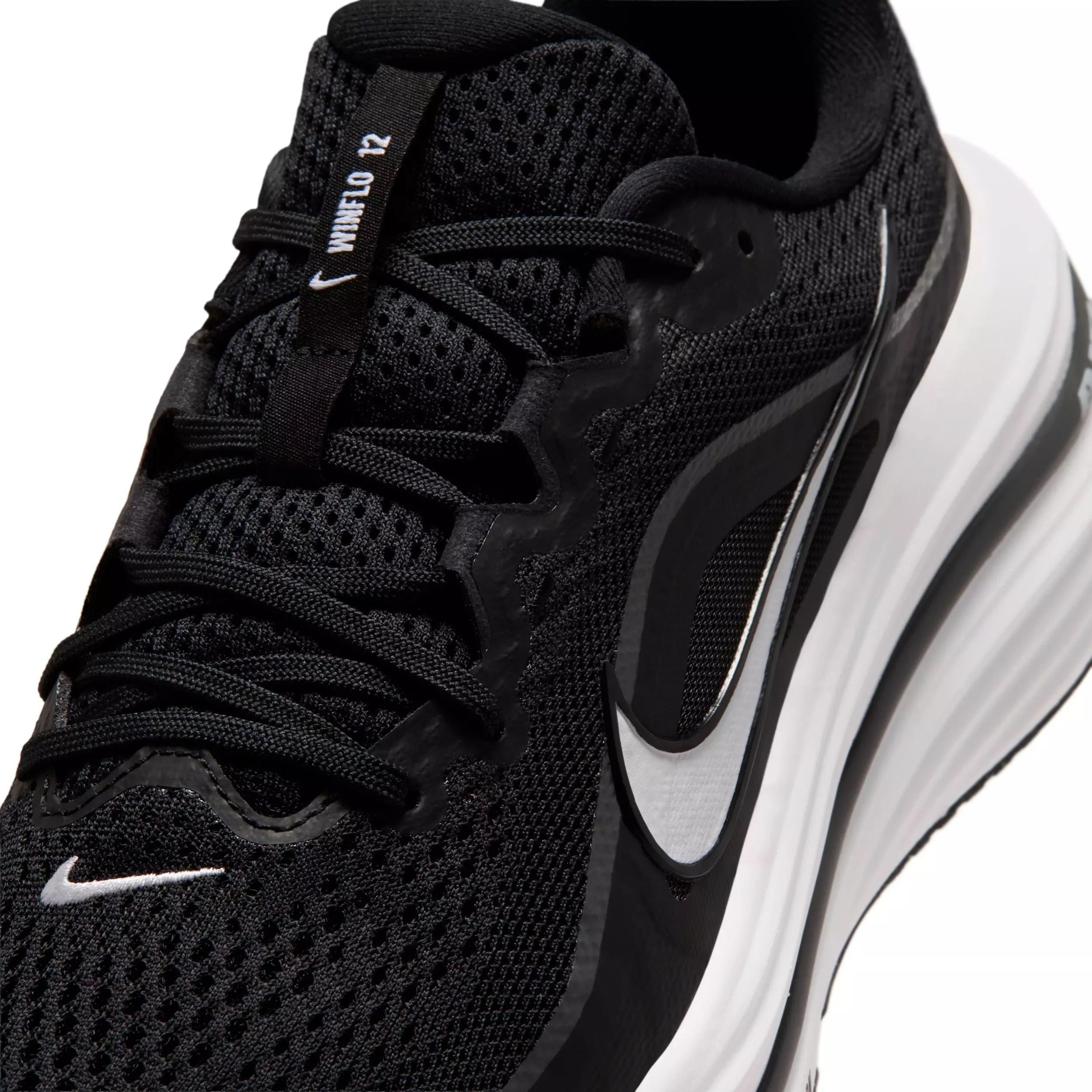 Nike Winflo 12 "Black/Dark Smoke Grey/White" Men's Running Shoe - BLACK/DK GREY/WHITE