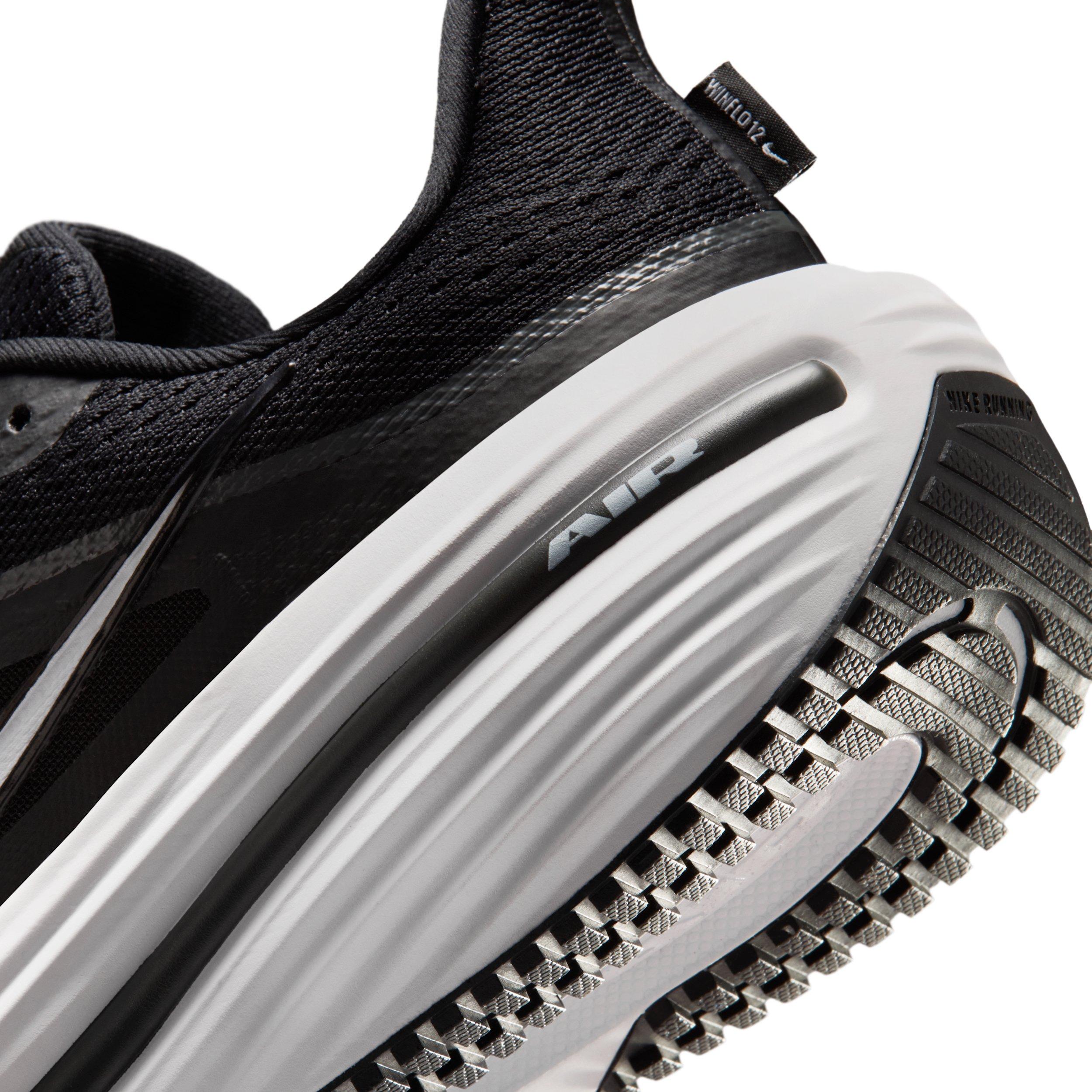 Nike Winflo 12 "Black/Dark Smoke Grey/White" Men's Running Shoe - BLACK/DK GREY/WHITE Thumbnail View 8