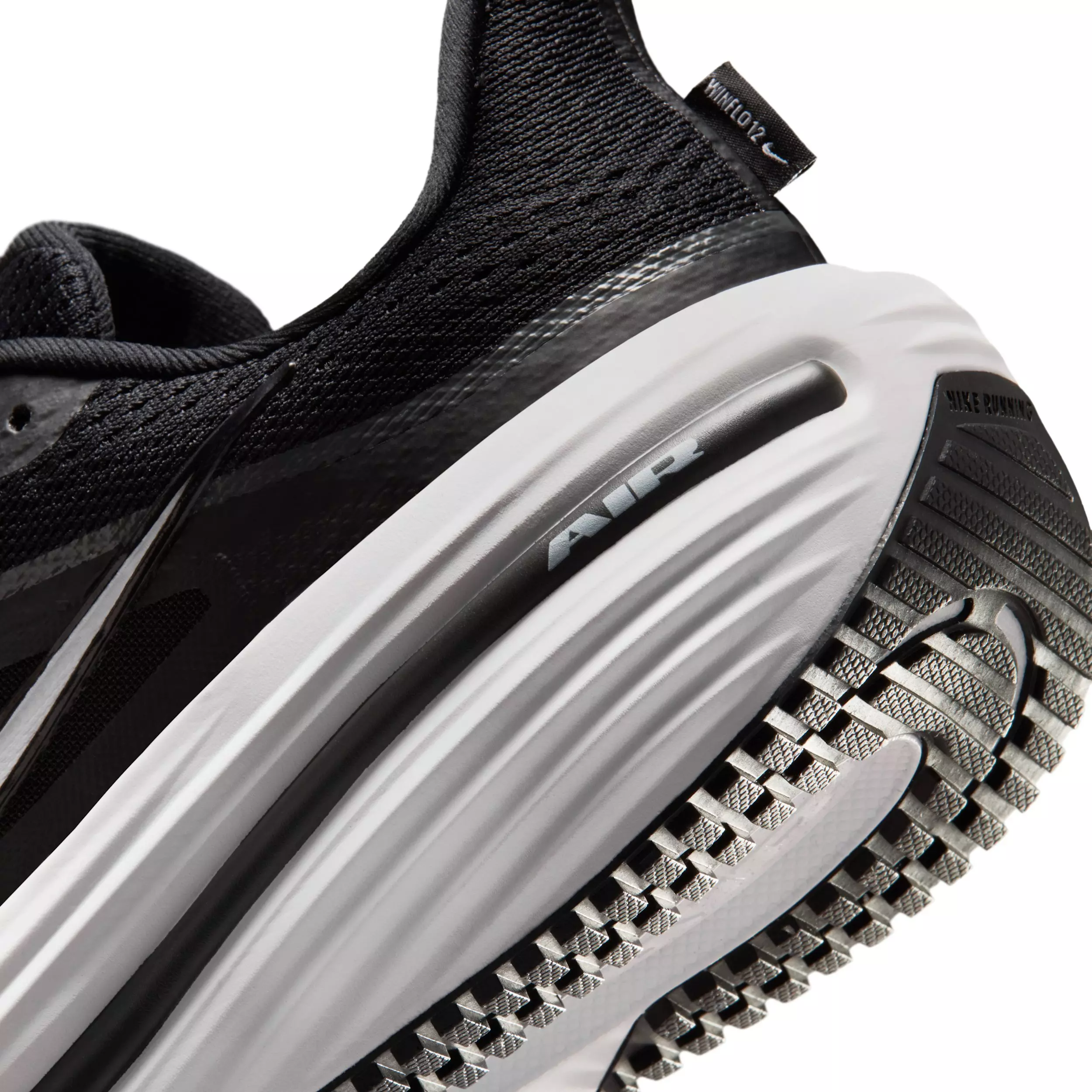 Nike Winflo 12 "Black/Dark Smoke Grey/White" Men's Running Shoe - BLACK/DK GREY/WHITE