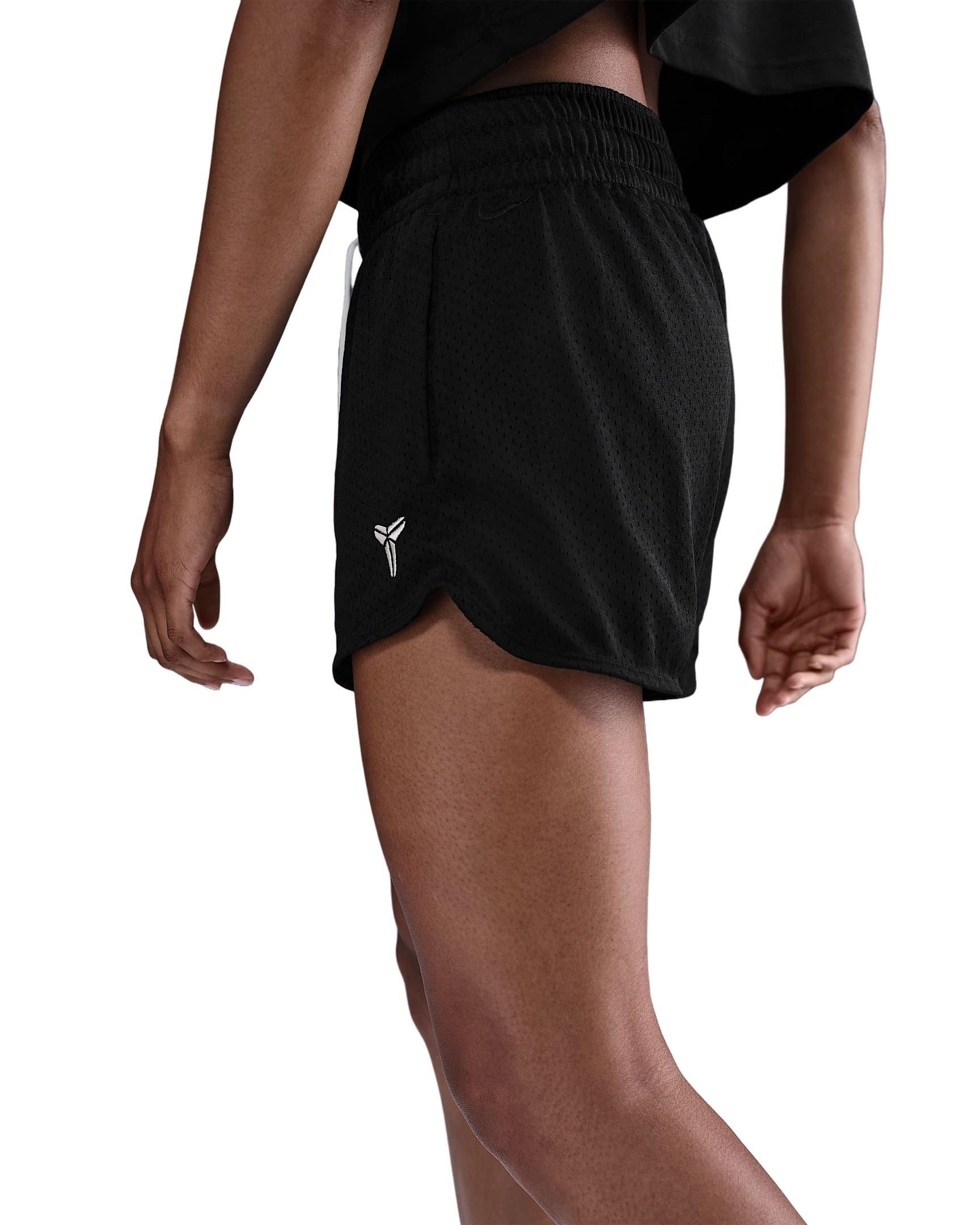 Kobe Women's Mesh Basketball Shorts -Black - BLACK Thumbnail View 2